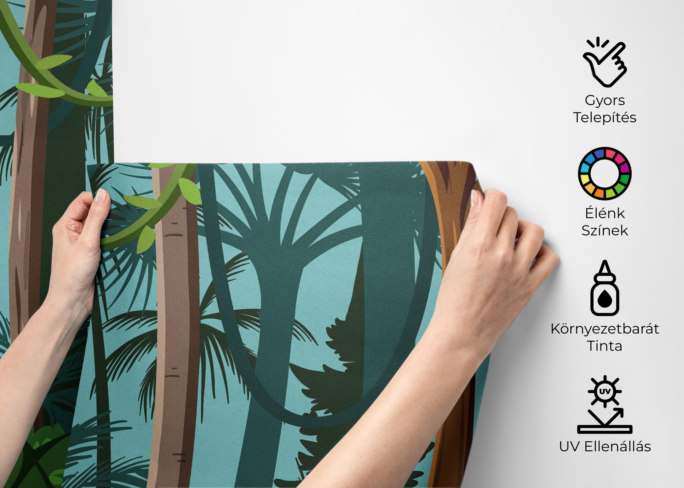 Jungle Elephant Cartoon mockup 2