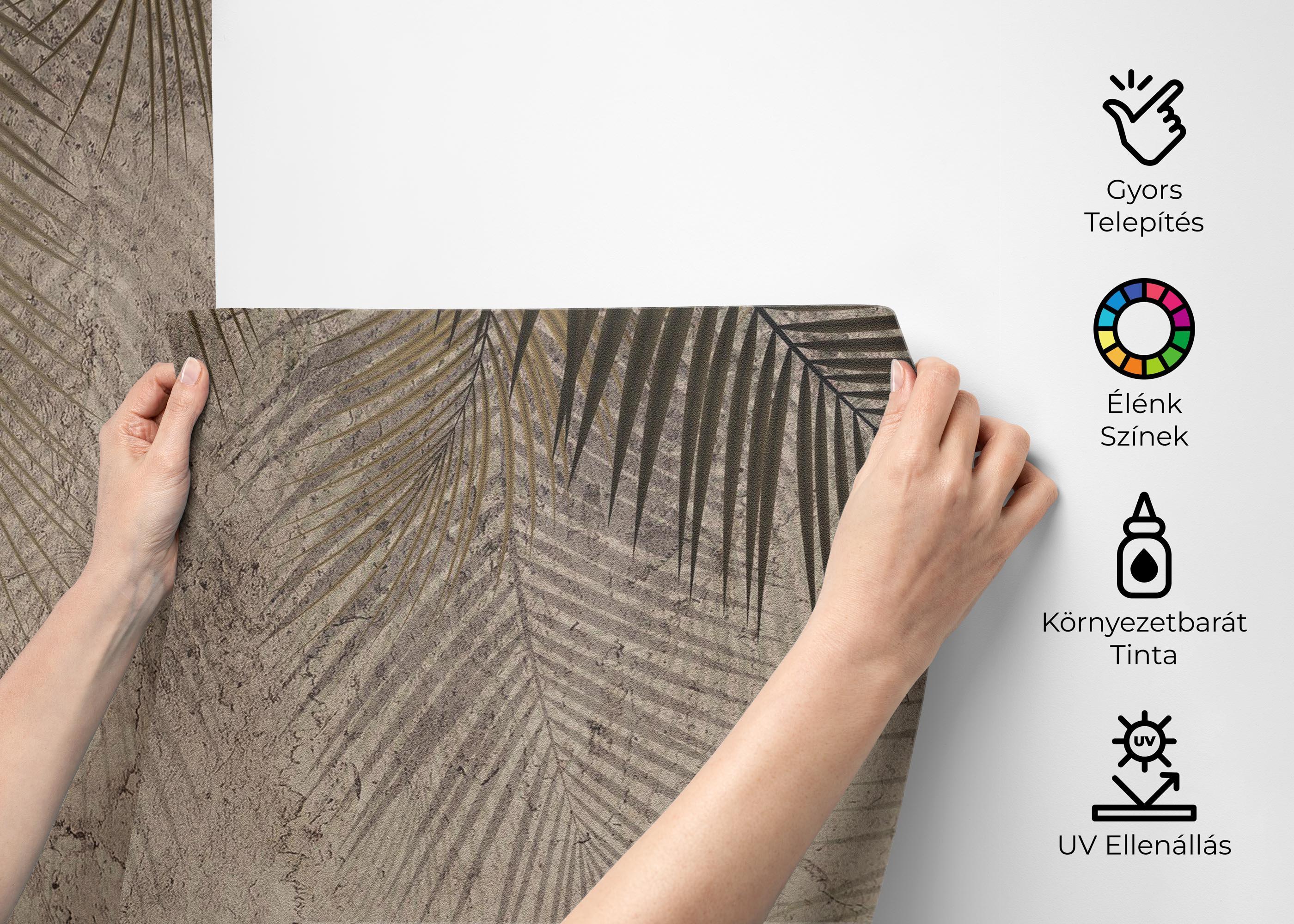 Fotótapéta Thin Brown Leaves mockup 2