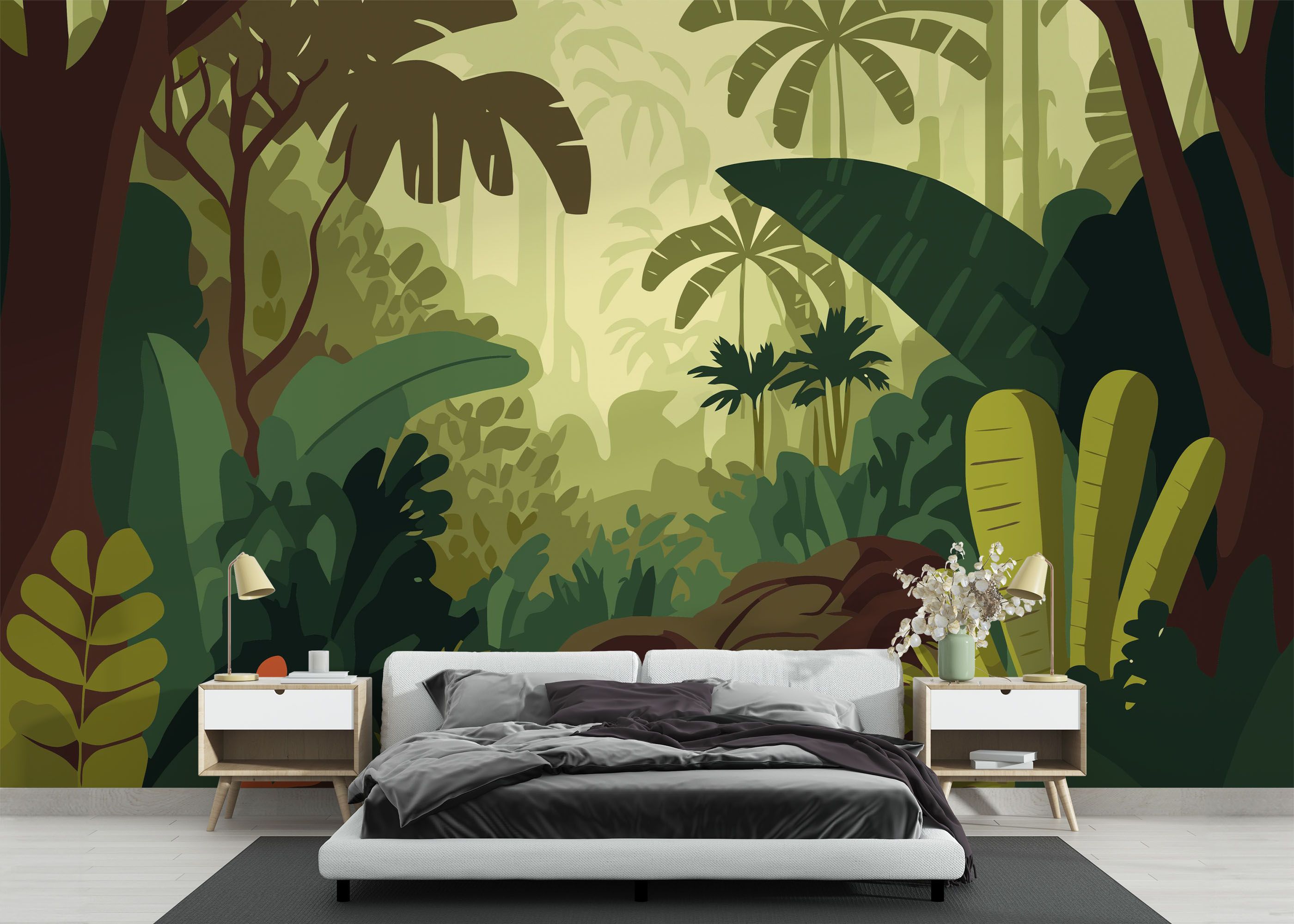 Cartoon Pretty Jungle mockup 3