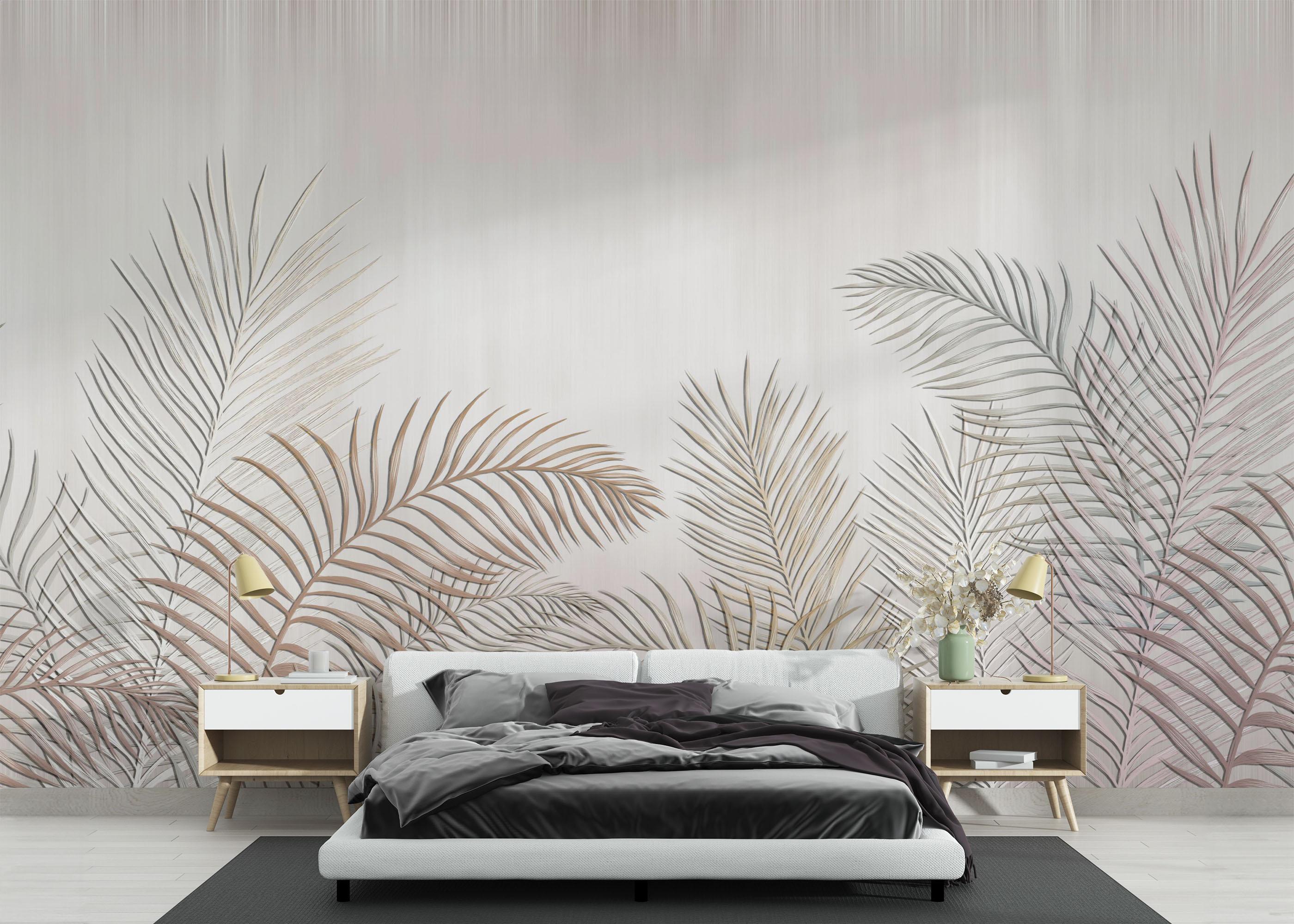 Fotótapéta Delicate Leaves mockup 3