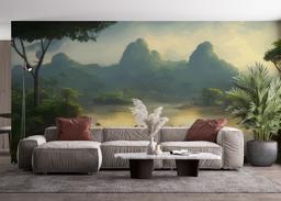 Beautiful Jungle Lake mockup 4