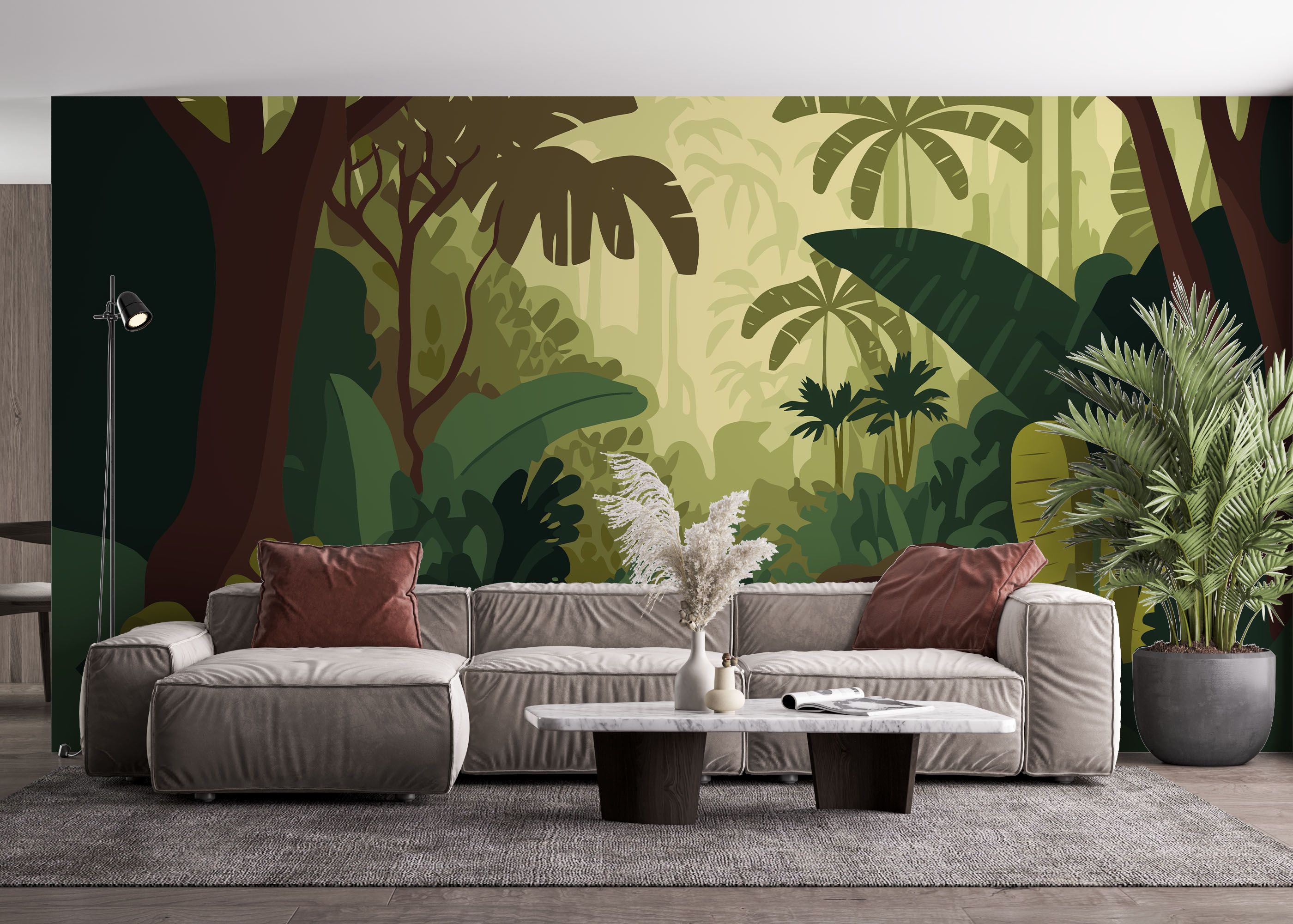 Cartoon Pretty Jungle mockup 4