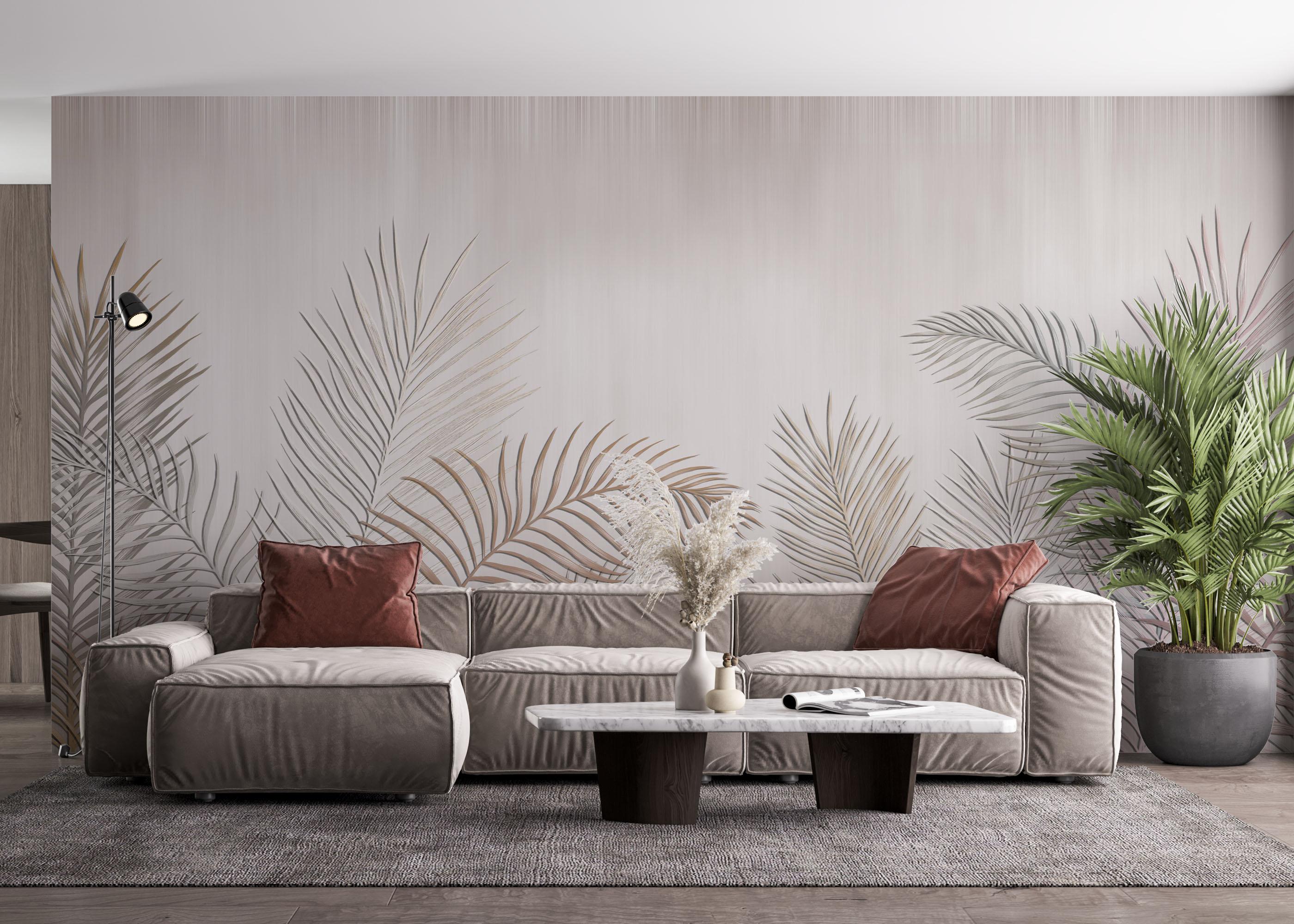 Fotótapéta Delicate Leaves mockup 4