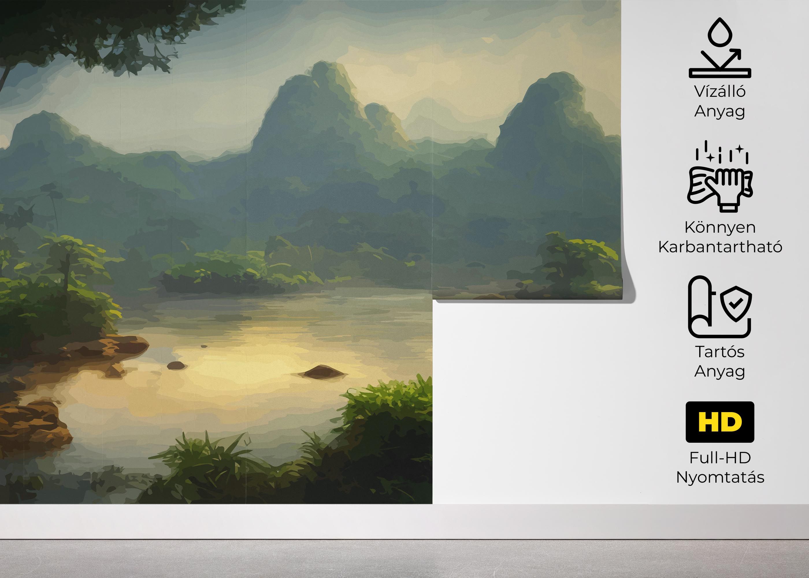 Beautiful Jungle Lake mockup 5