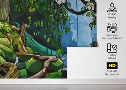 Cartoon Jungle Art mockup 5
