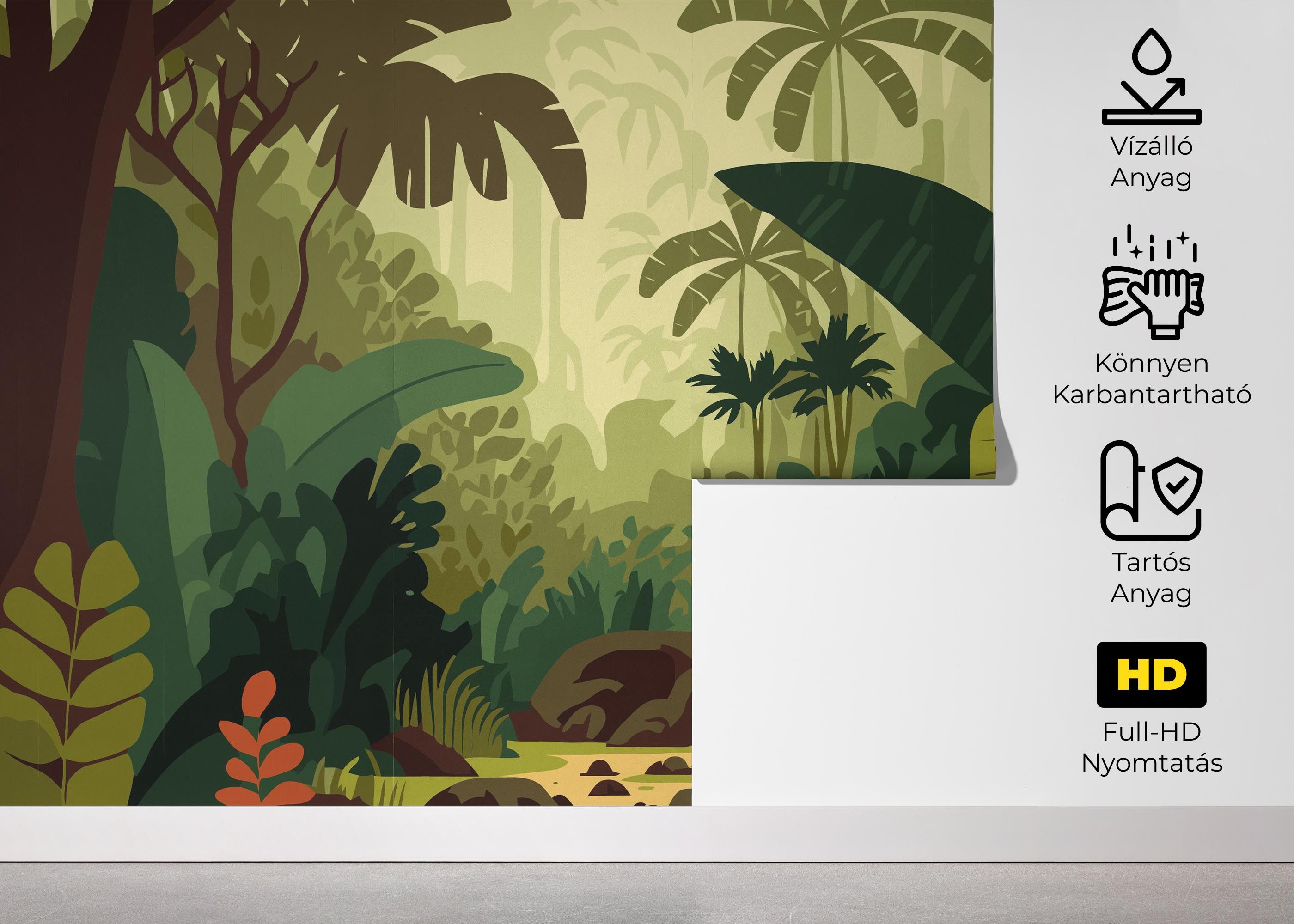 Cartoon Pretty Jungle mockup 5