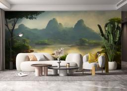 Beautiful Jungle Lake mockup 6