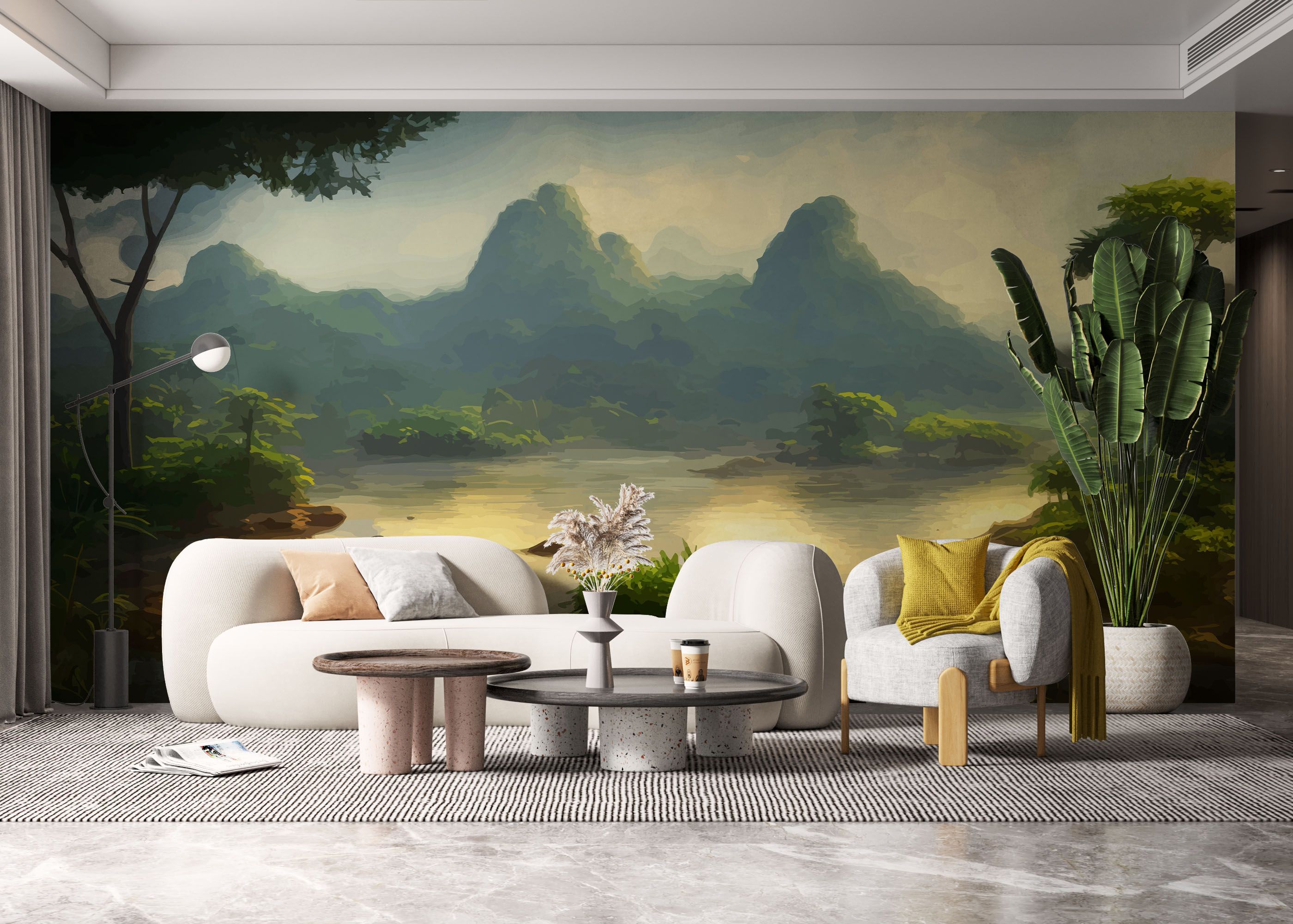 Beautiful Jungle Lake mockup 6