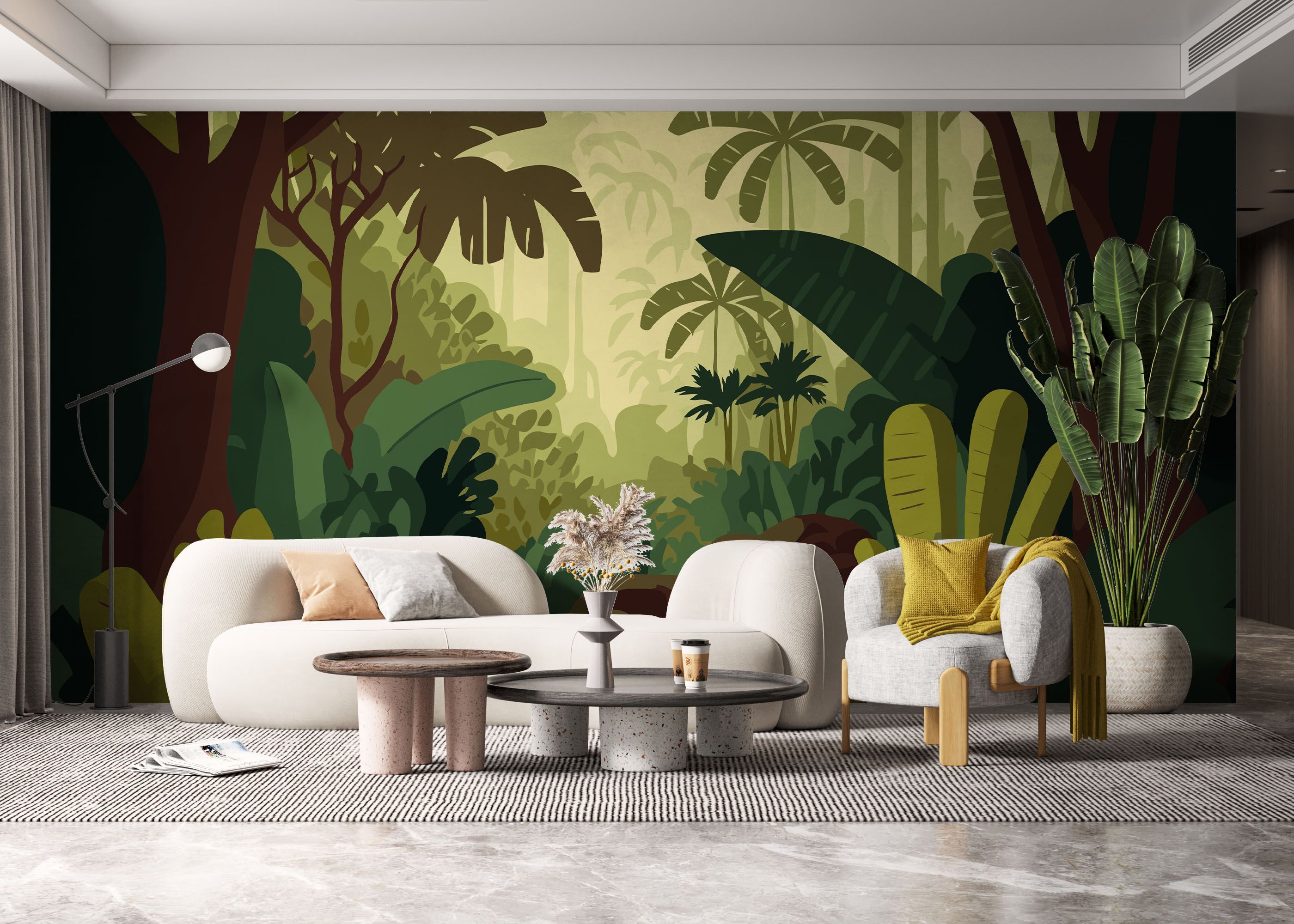 Cartoon Pretty Jungle mockup 6