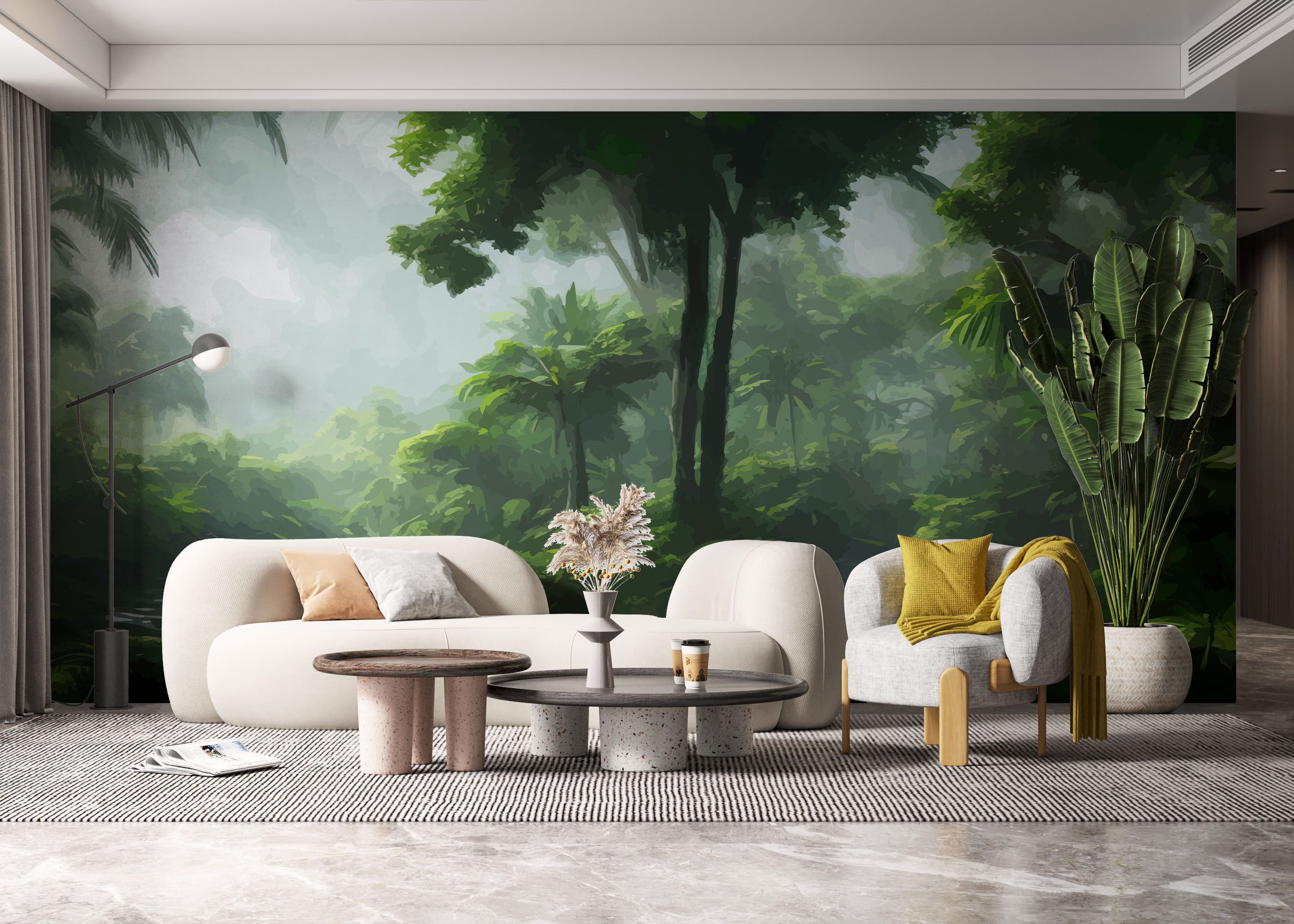 Foggy Day Jungle mockup 6