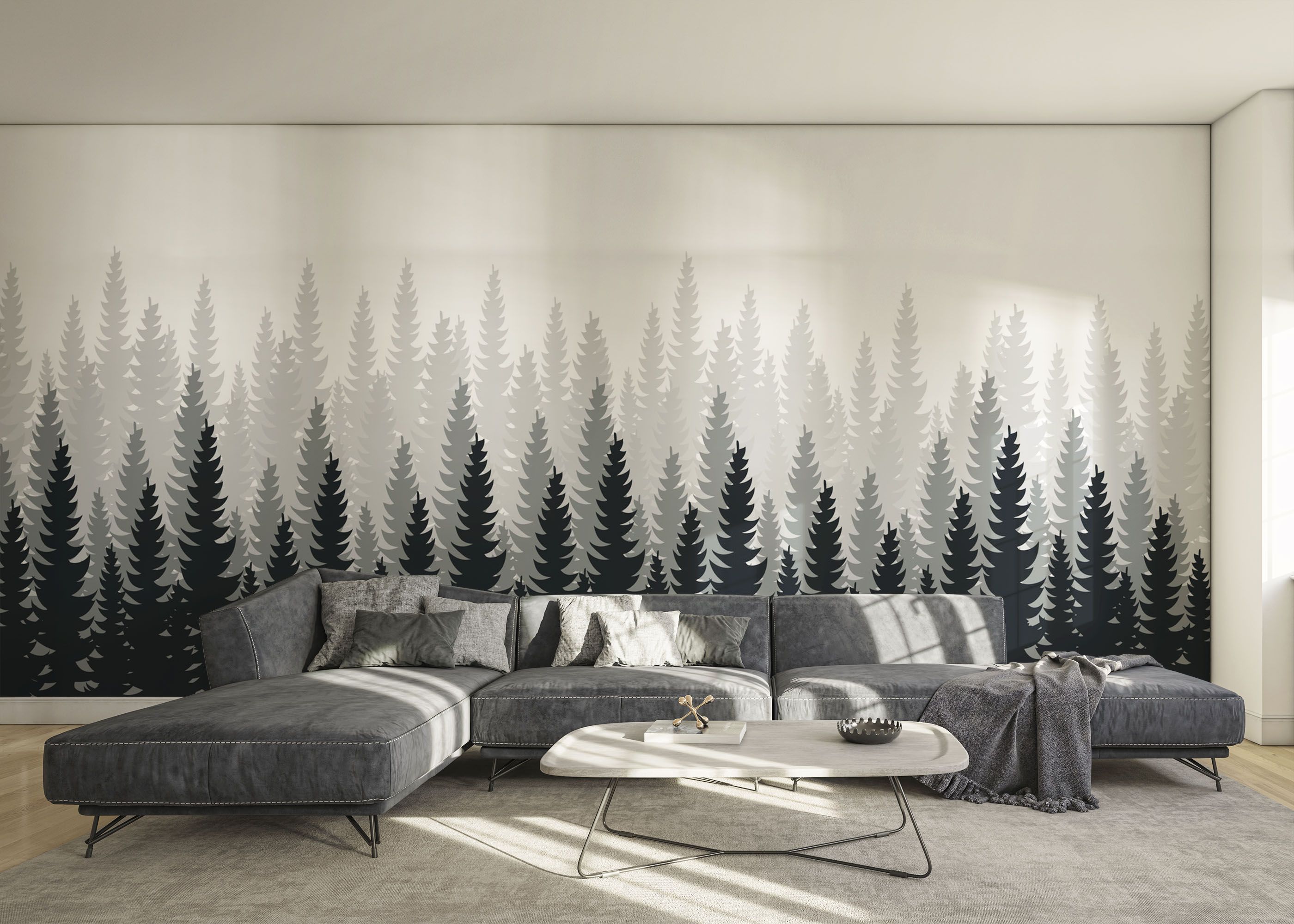 Black Cartoon Trees mockup 0