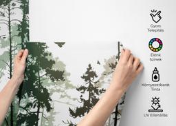 Foggy Yellow Forest mockup 2