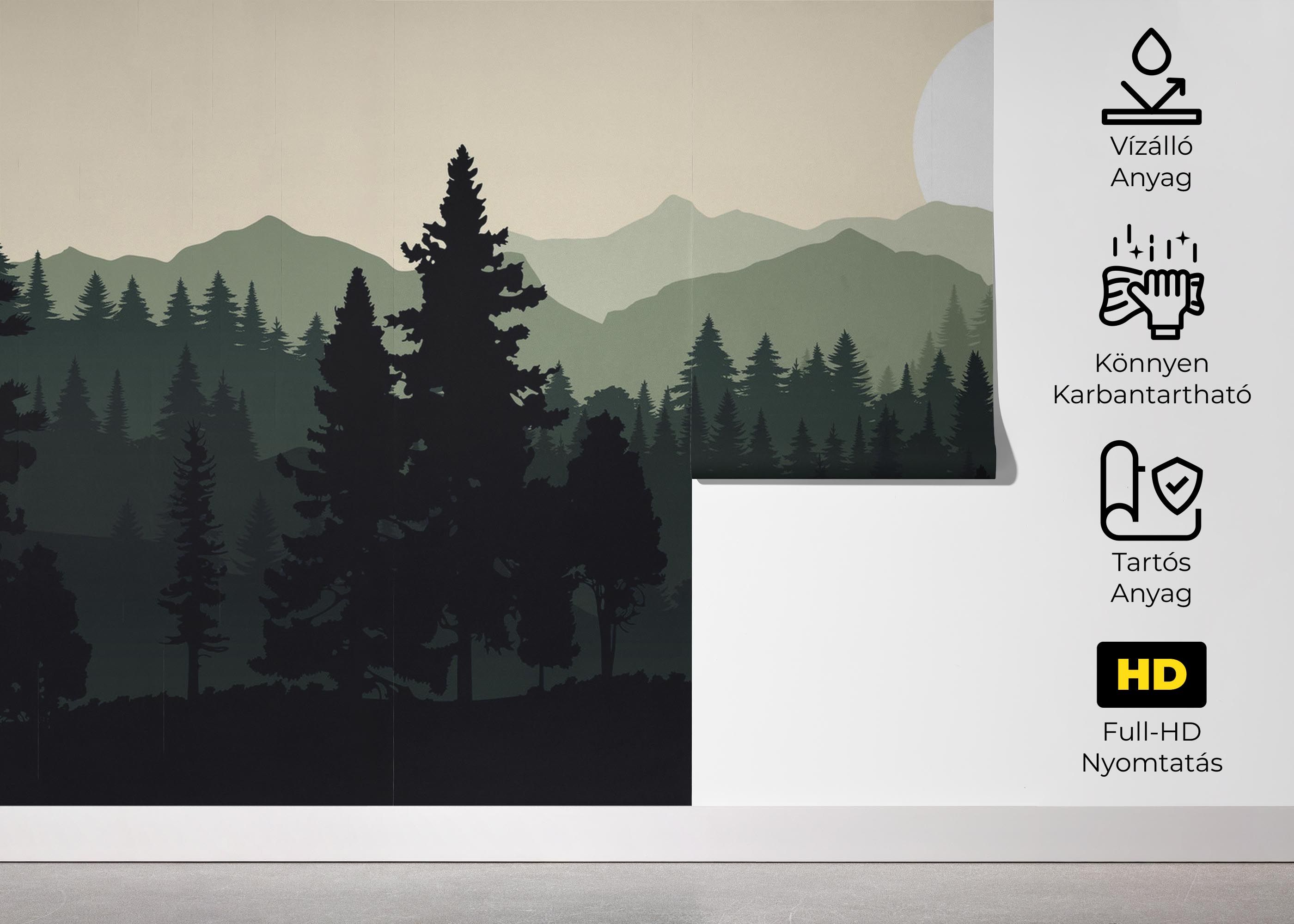 Forest Green Mountain mockup 5