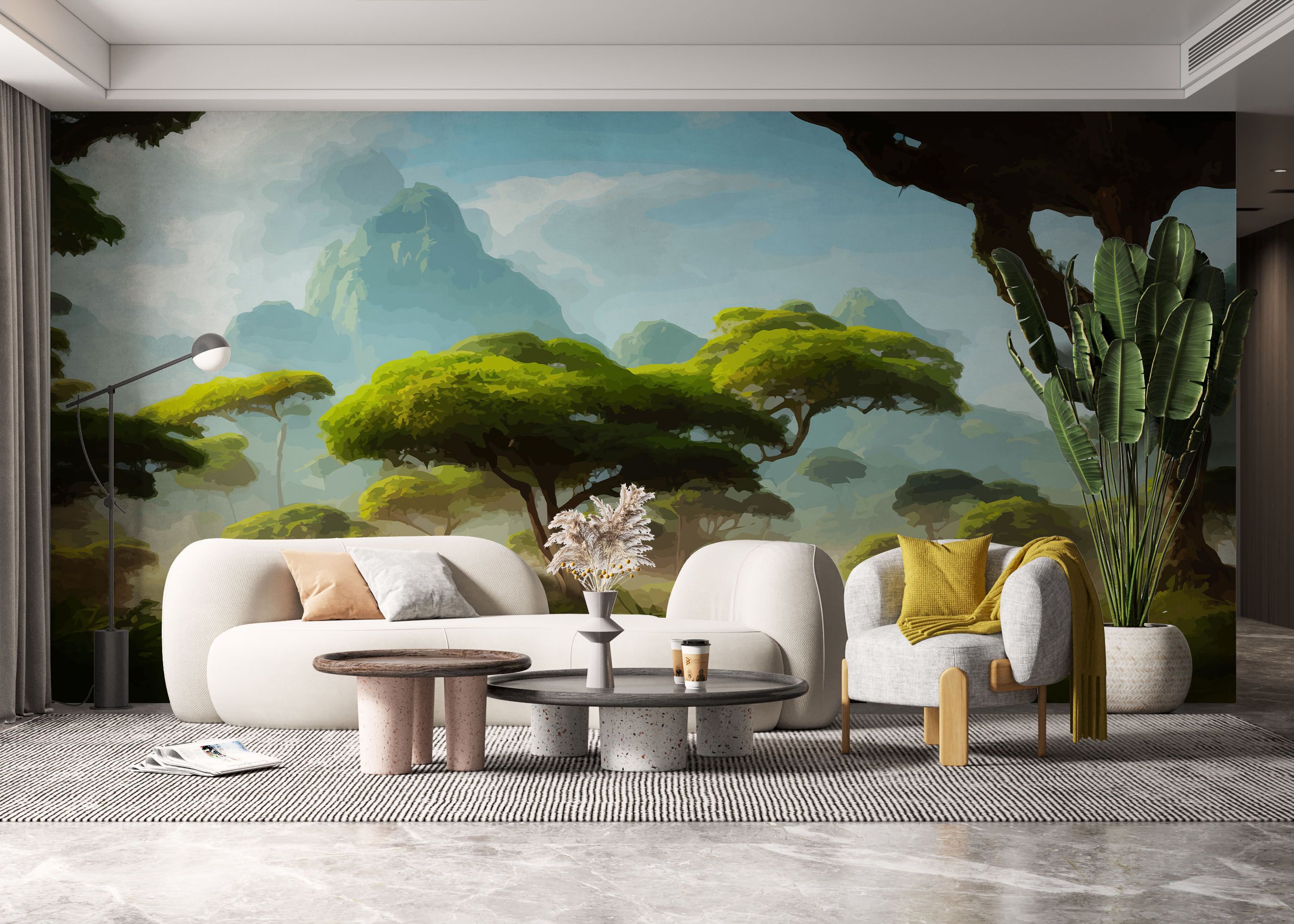 Daylight Tree Forest mockup 6