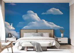Cute White Clouds mockup 7