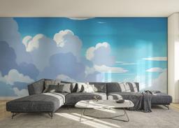 Fluffy Clouds Art mockup 0