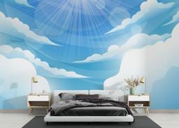 Sun Light Clouds mockup 3