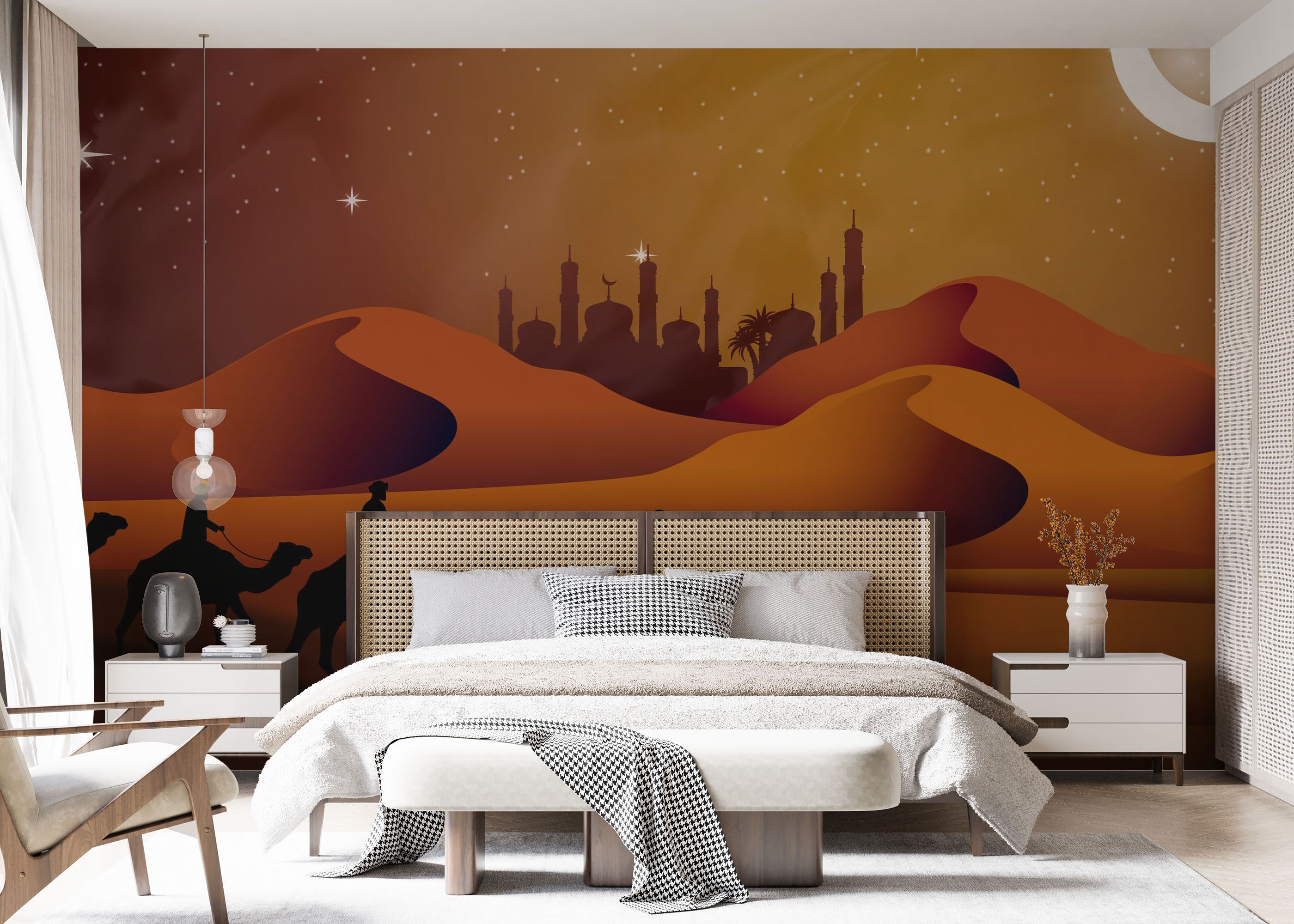 Desert Camels Moon mockup 7