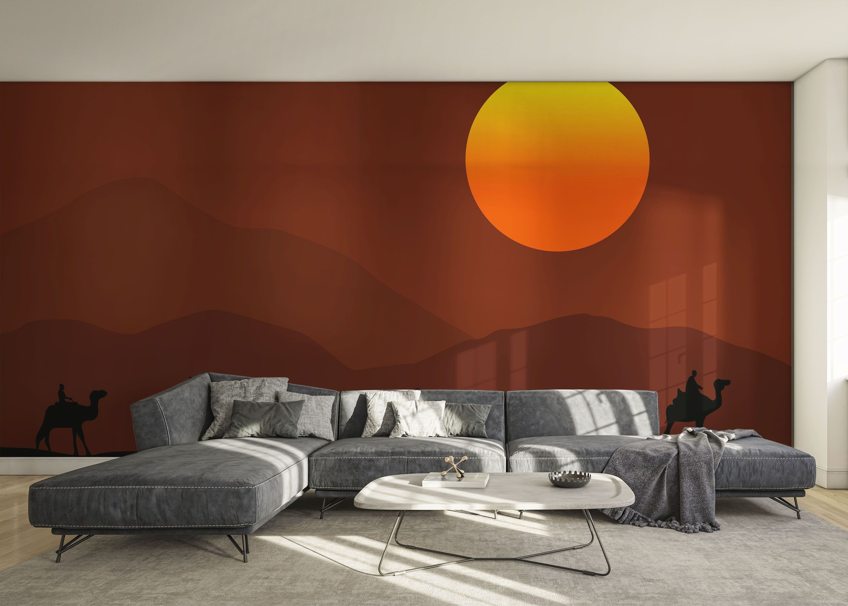 Desert Art Sunset mockup 0