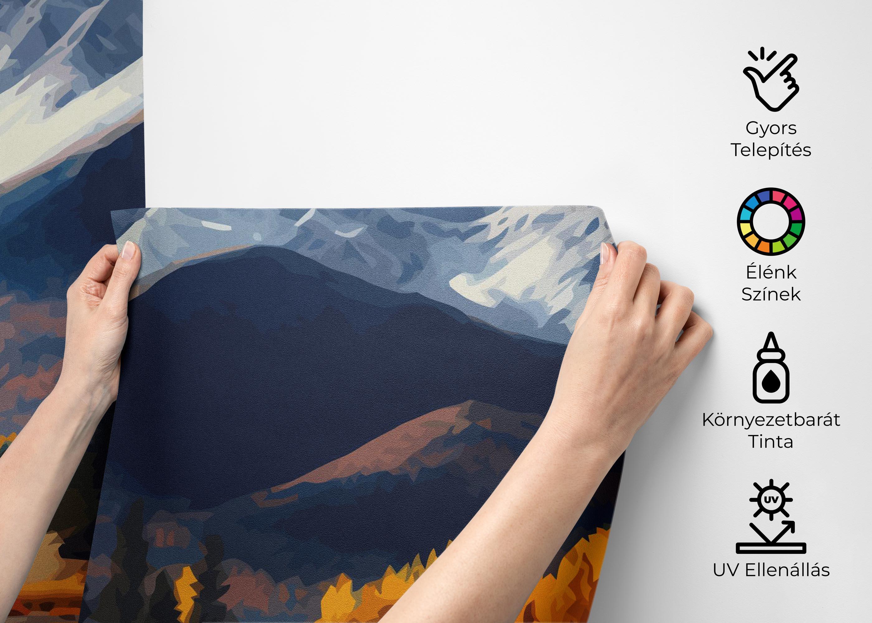 Fotótapéta Mountain Autumn Tree mockup 2