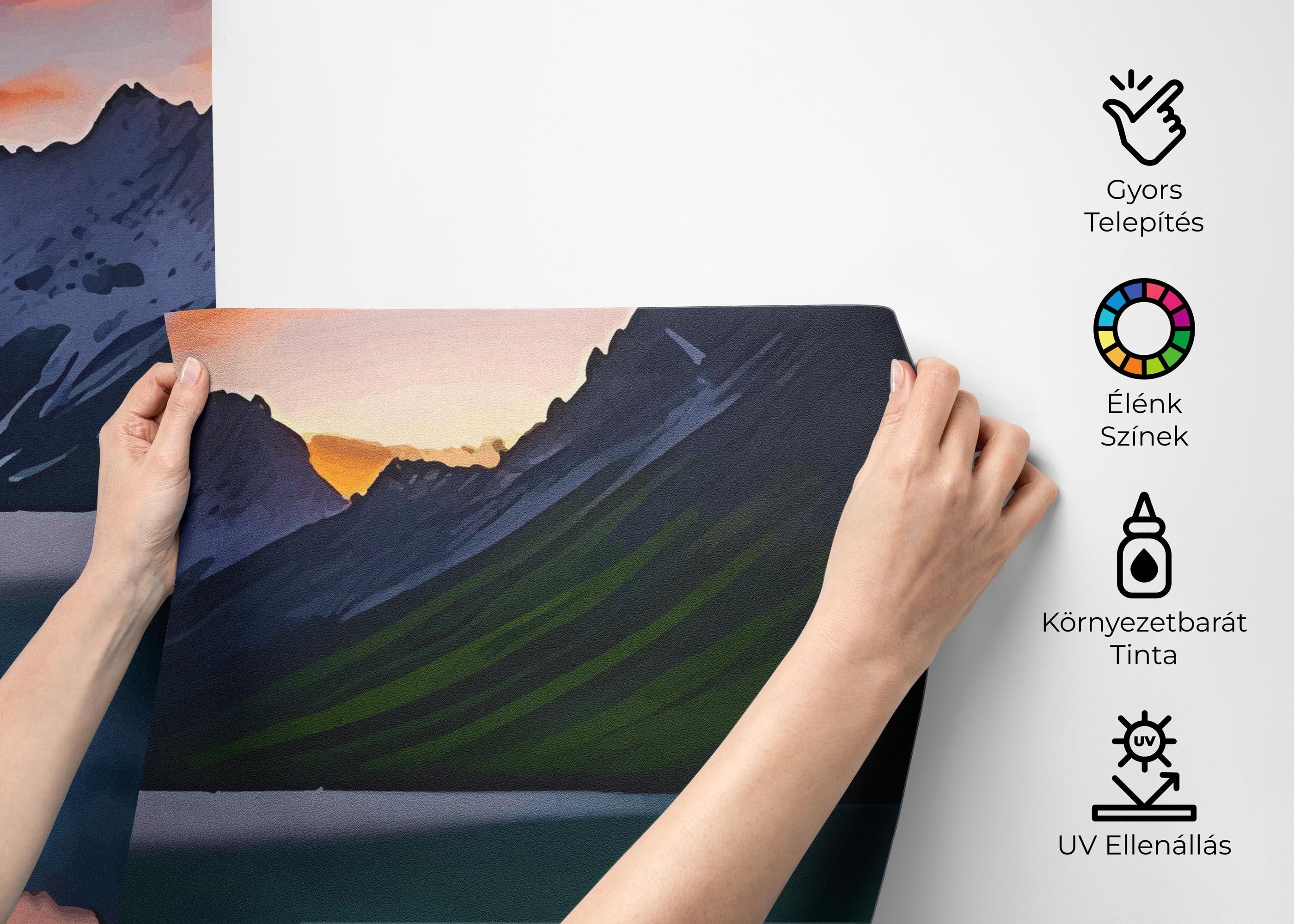 Mountain Pink Sky mockup 2