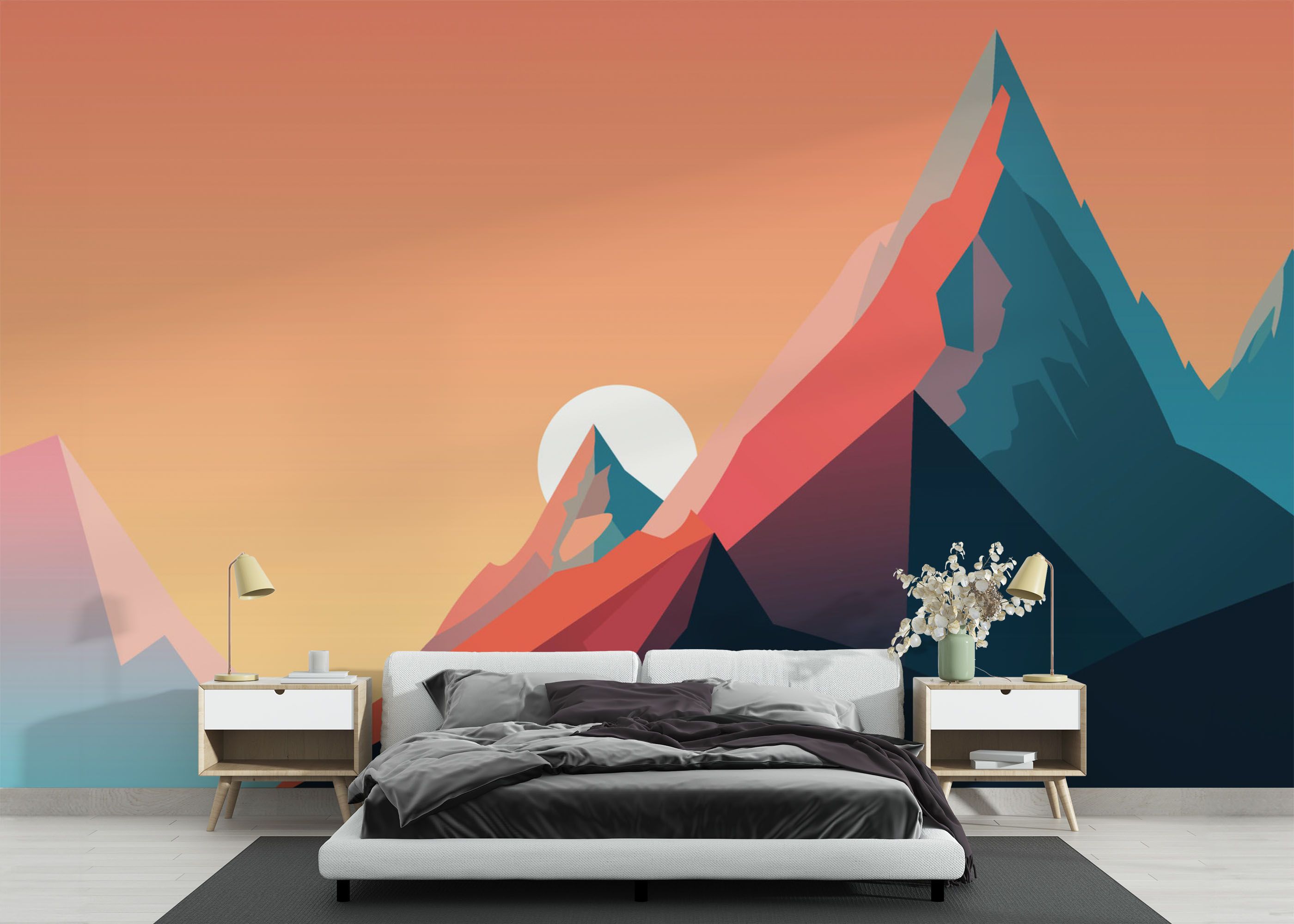 Mountain Blue Orange mockup 3