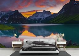 Mountain Pink Sky mockup 3