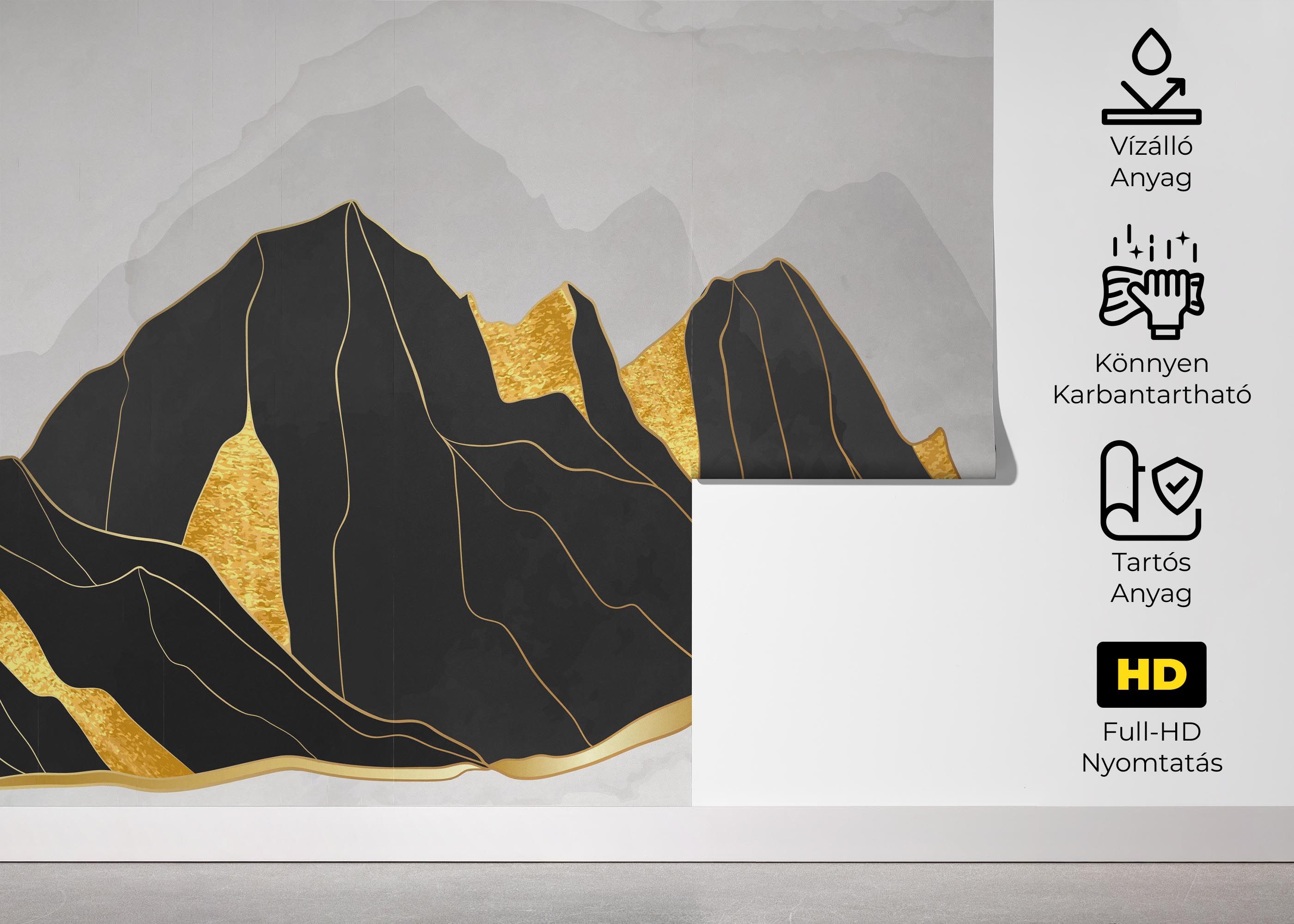 Gold Black Mountain mockup 5