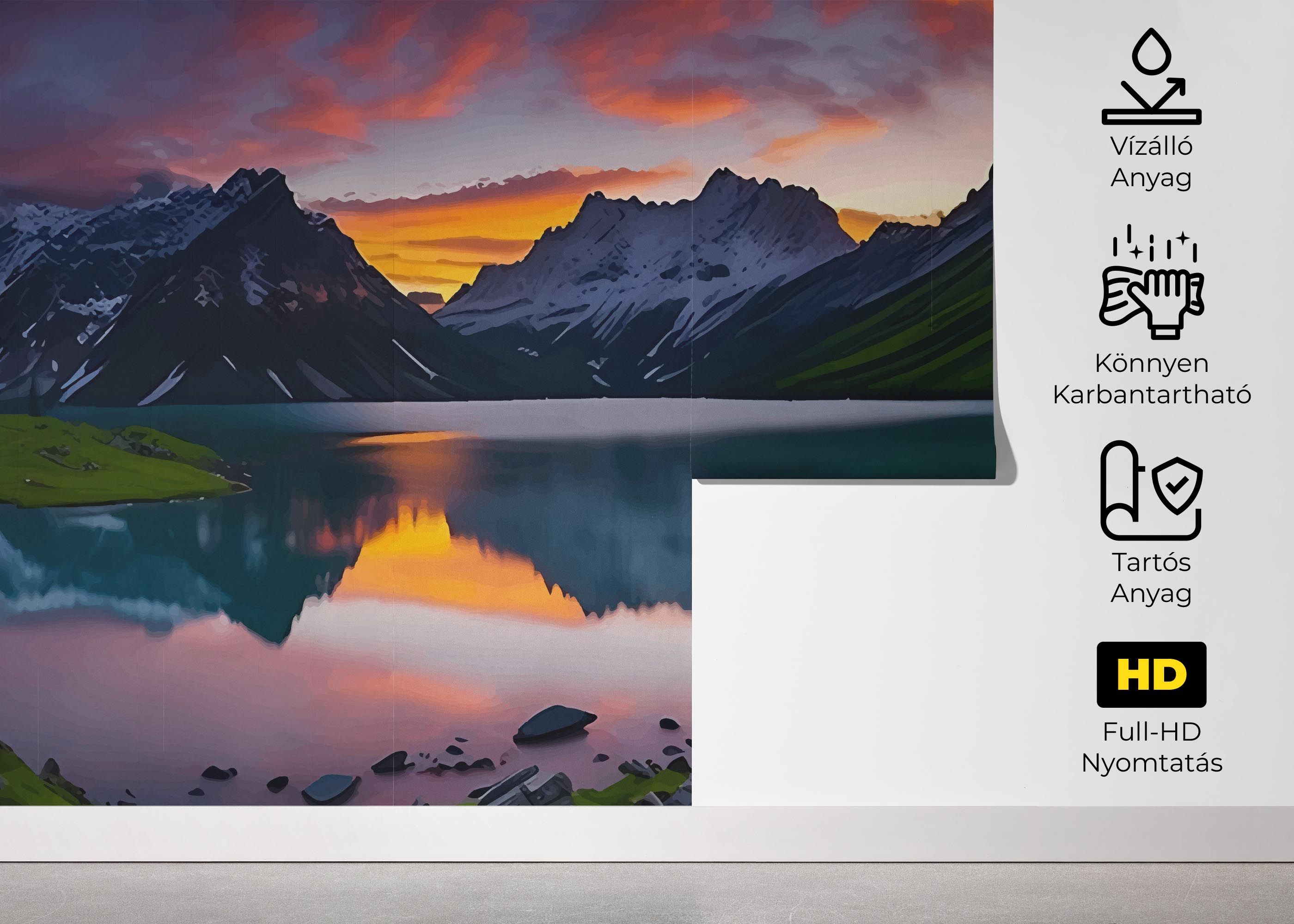 Mountain Pink Sky mockup 5