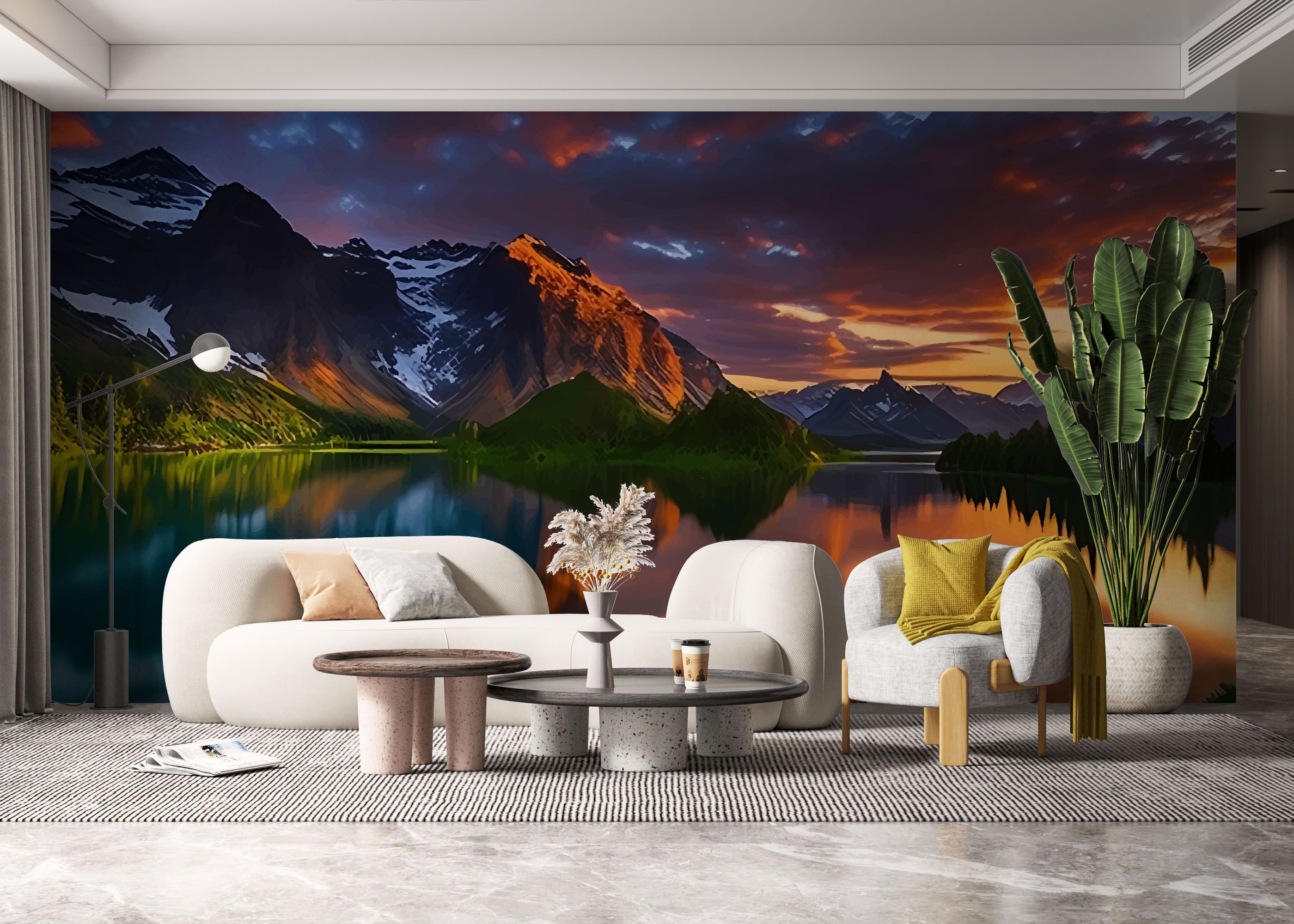 Mountain Nice Sky mockup 6