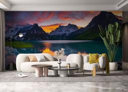 Mountain Pink Sky mockup 6