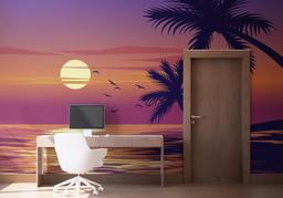 Palm Ocean Sunset mockup 1