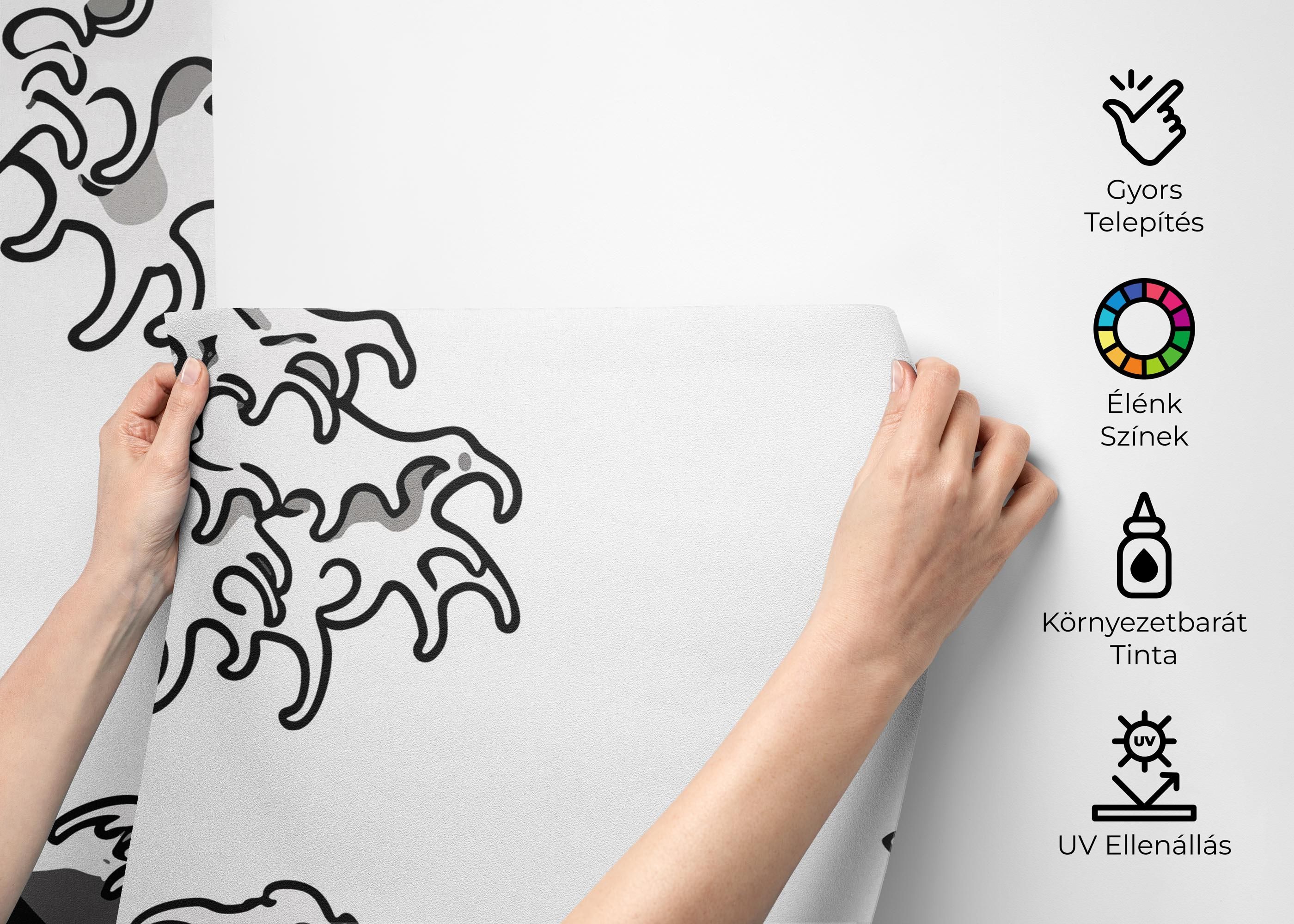 Black Line Wave mockup 2