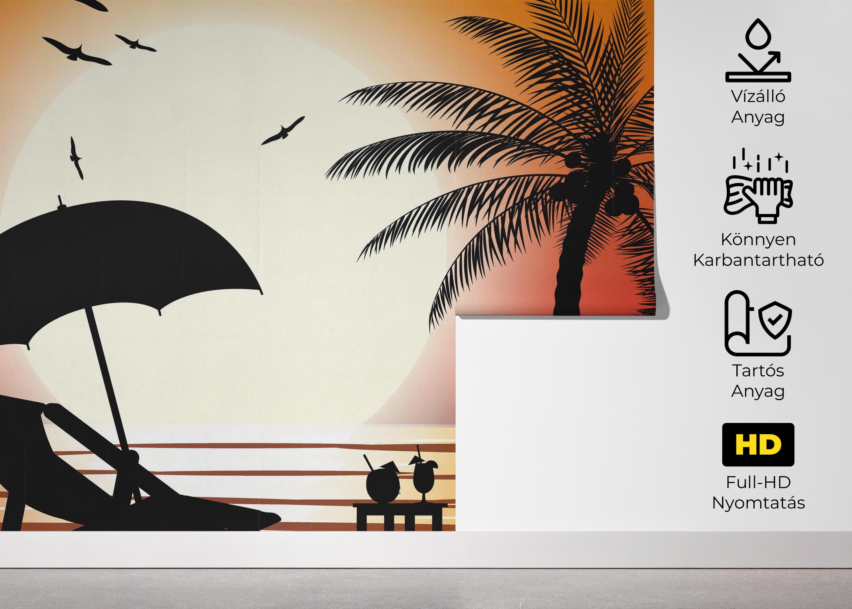 Beach Chair Sunset mockup 5