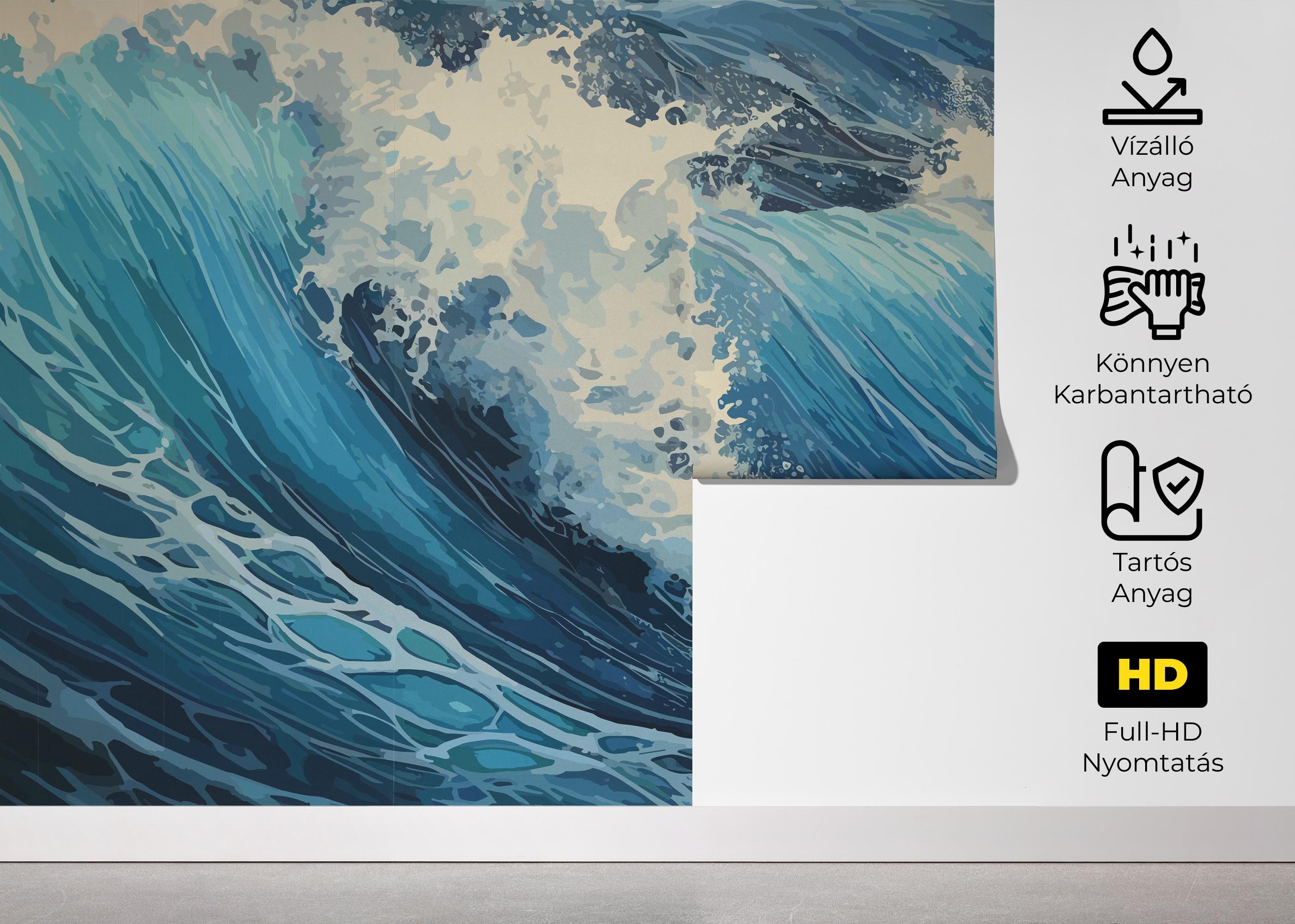 Blue Art Wave mockup 5