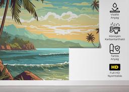 Cartoon Beach Art mockup 5