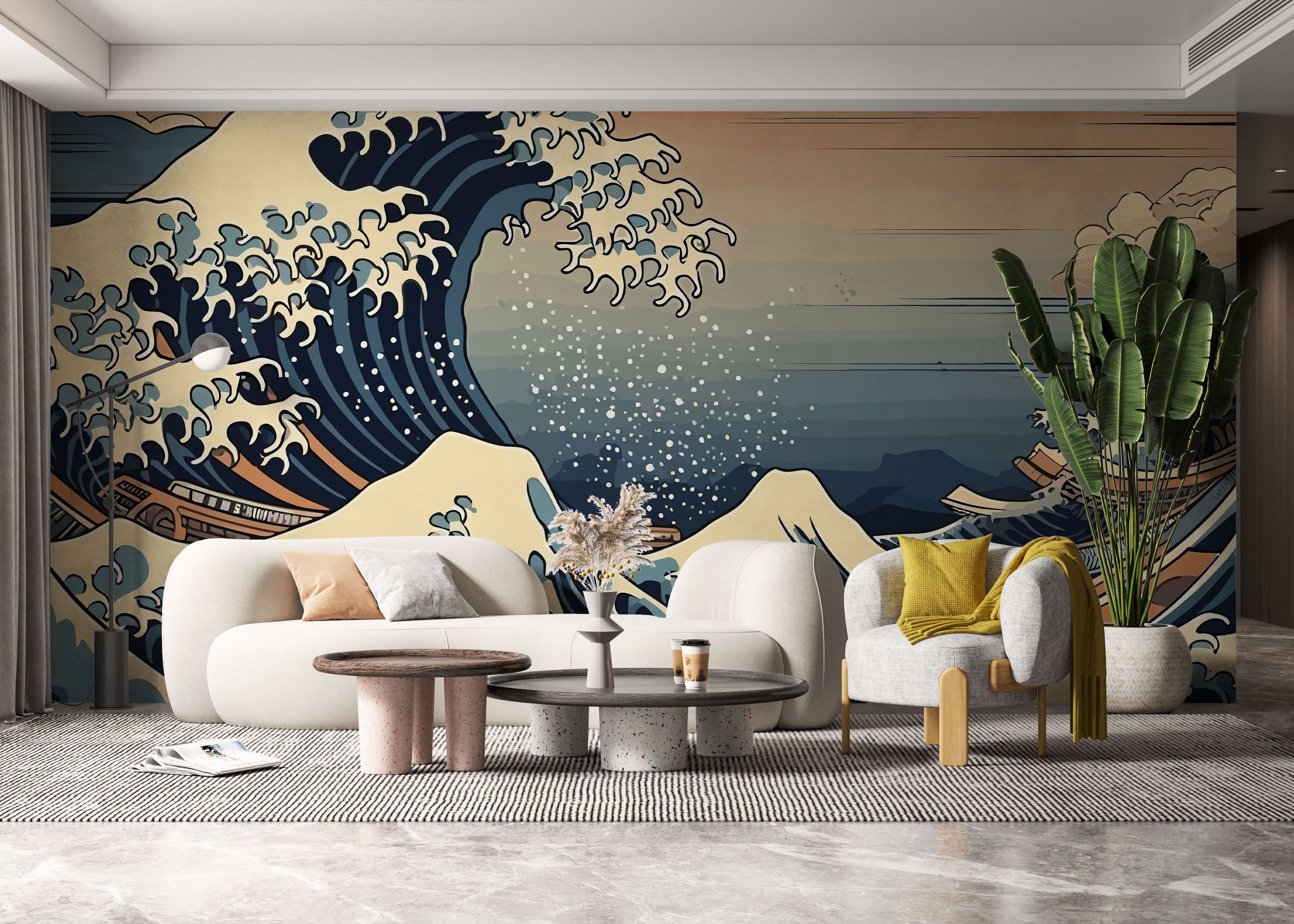 Brown Boat Wave mockup 6