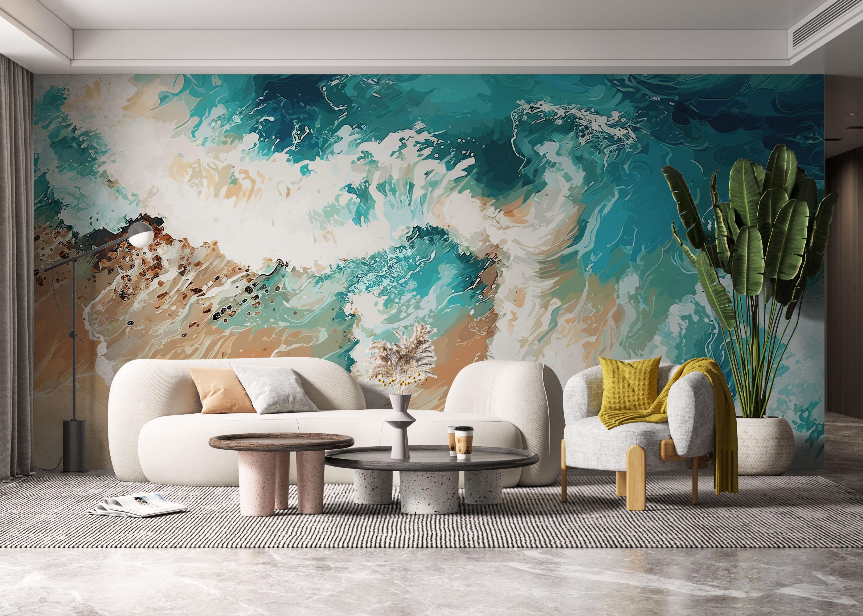 Fotótapéta Pretty Sand Wave mockup 6