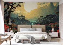 Red Flower Sunset mockup 7