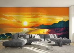 Sunset Art Beach mockup 0