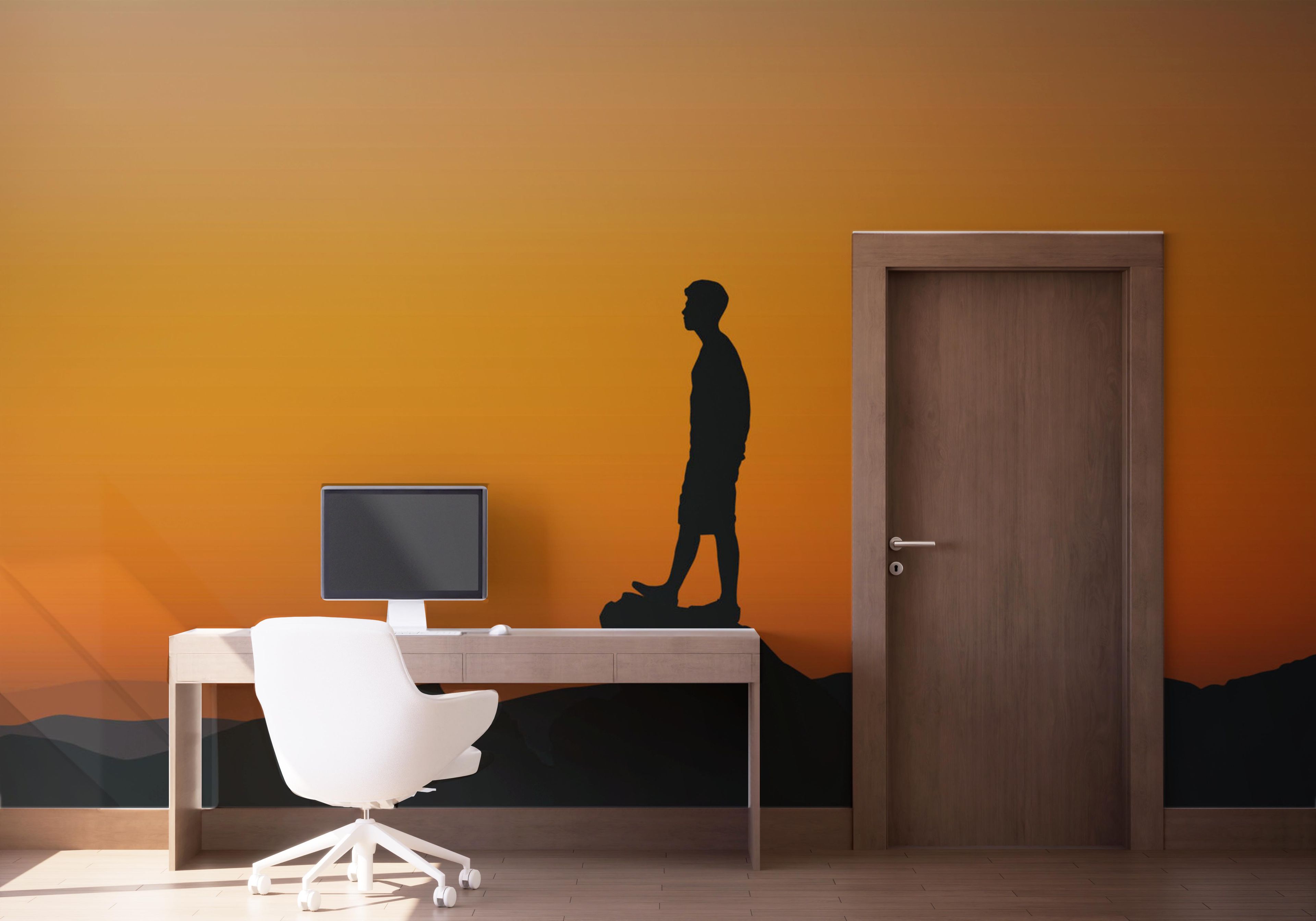 Man Shilouette mockup 1