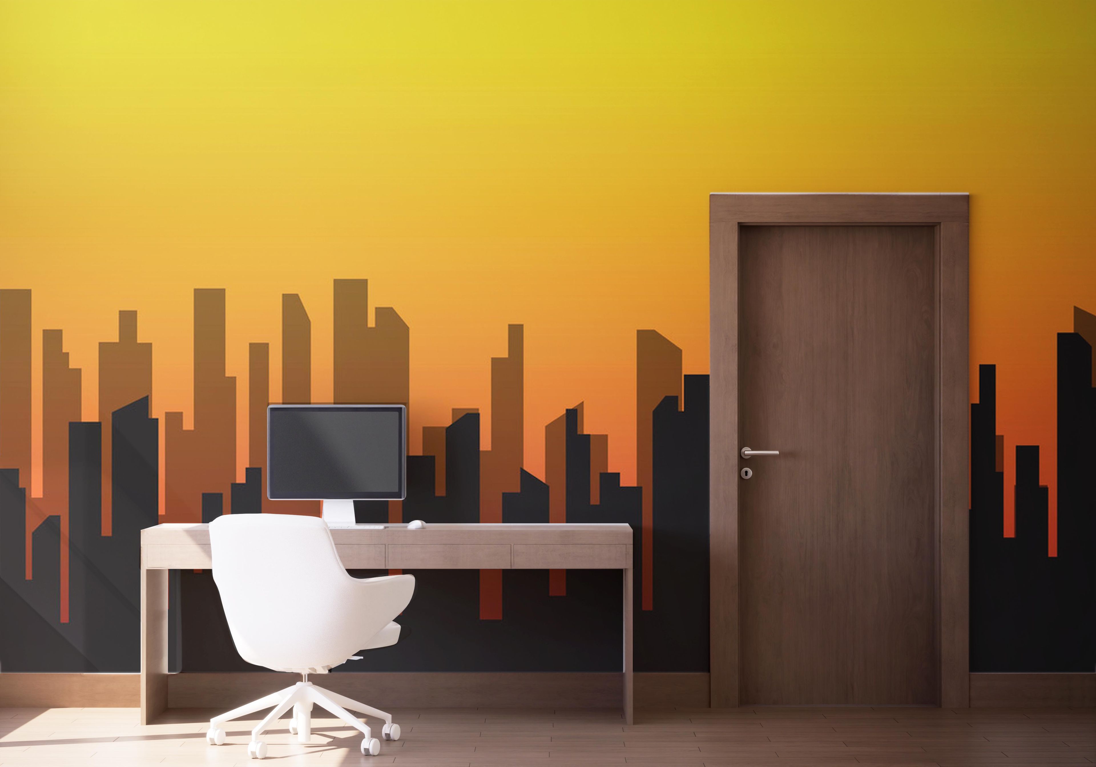 Sunset City Shadow mockup 1