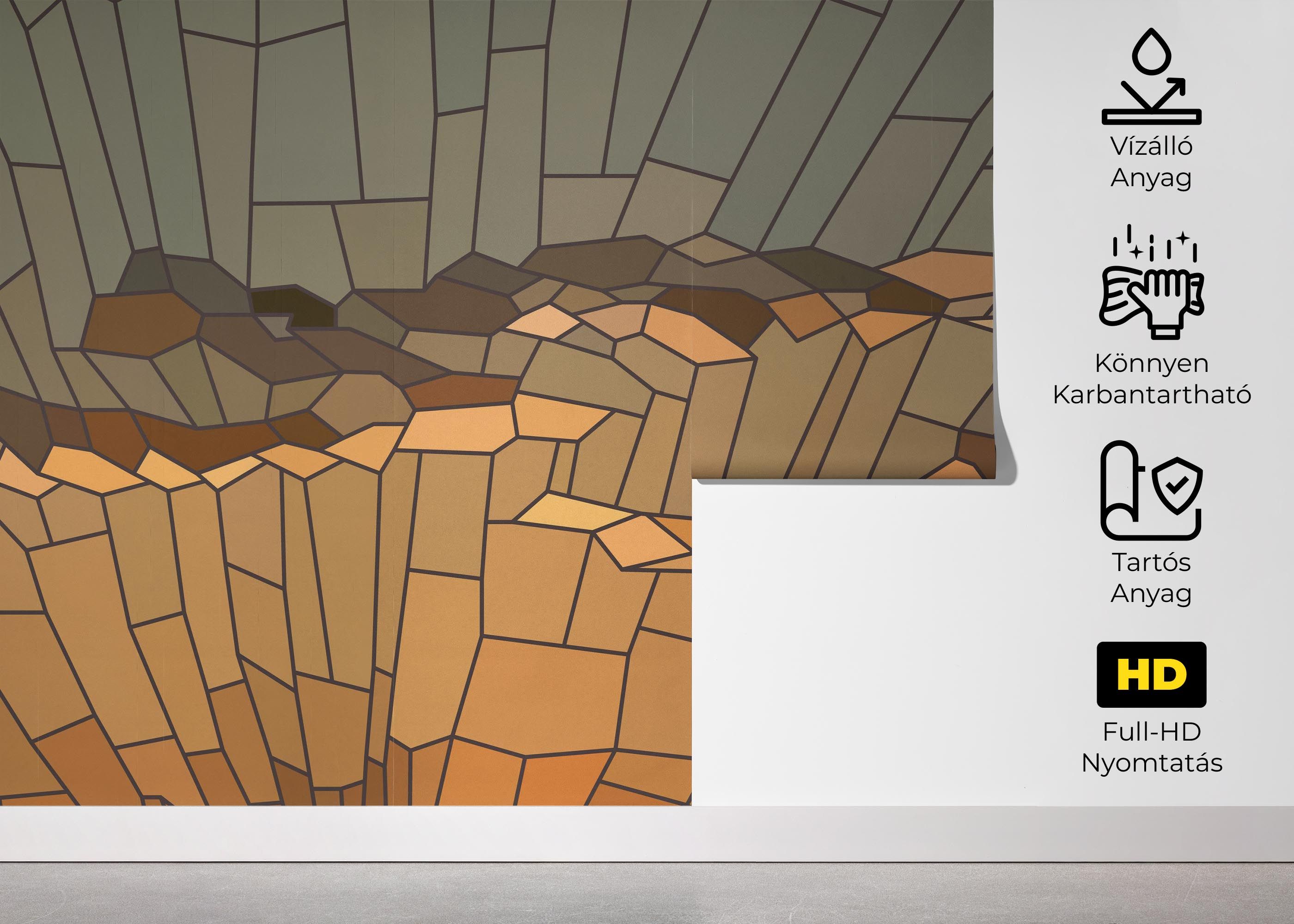 Sunset Glass Art mockup 5