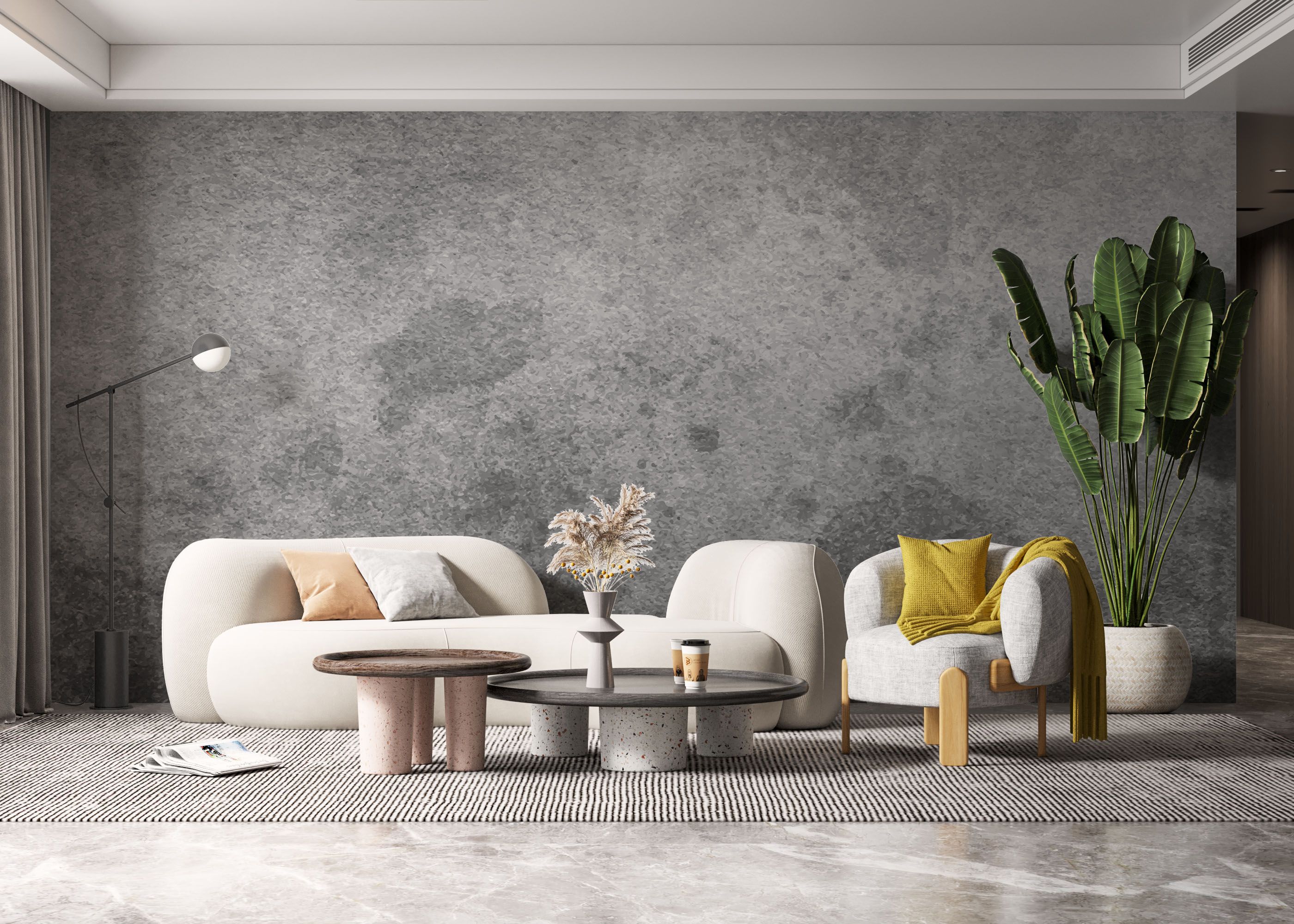 Dark Grey Concrete mockup 6