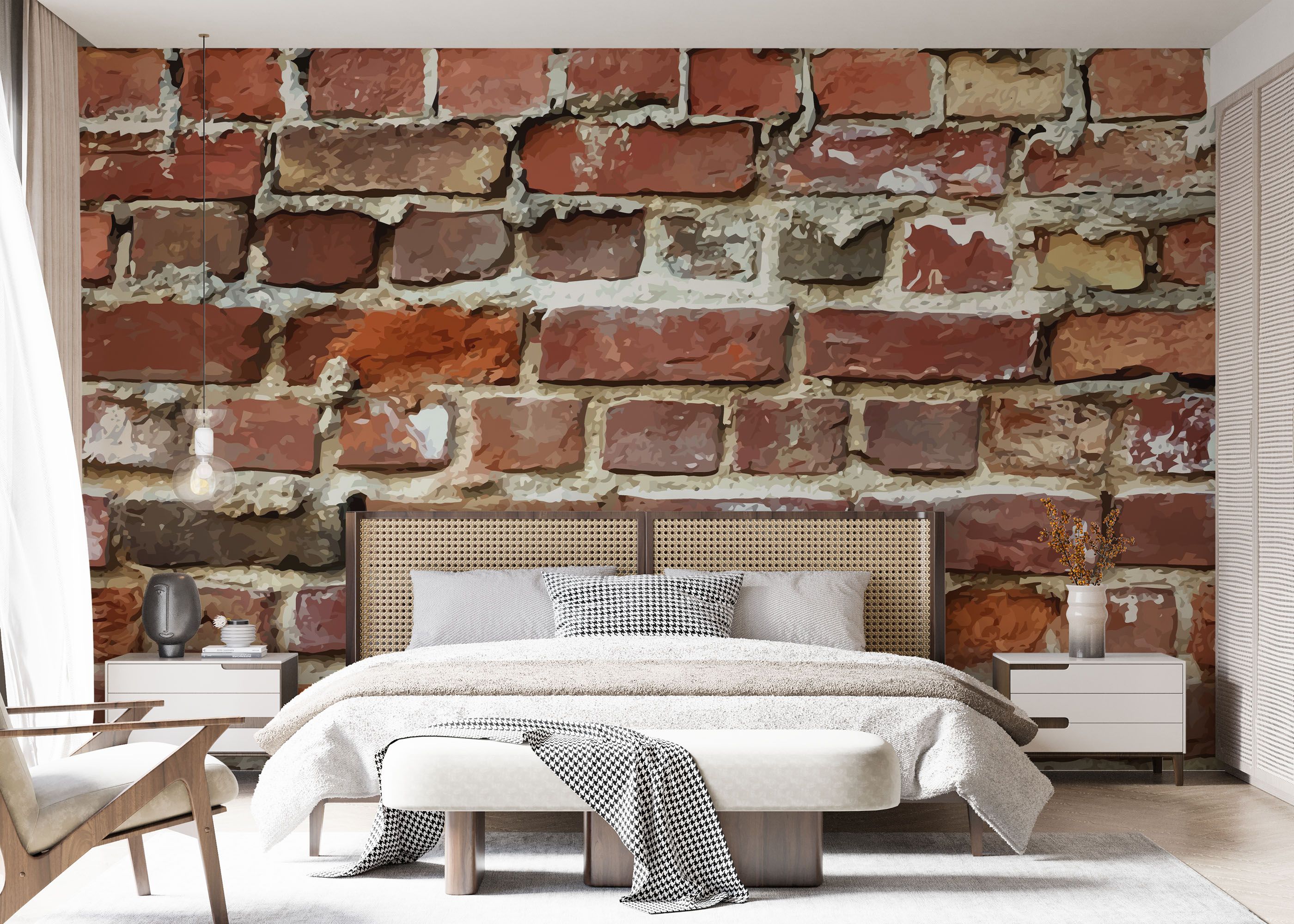 Cool Realistic Brick mockup 7