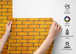 Gold Color Brick mockup 2