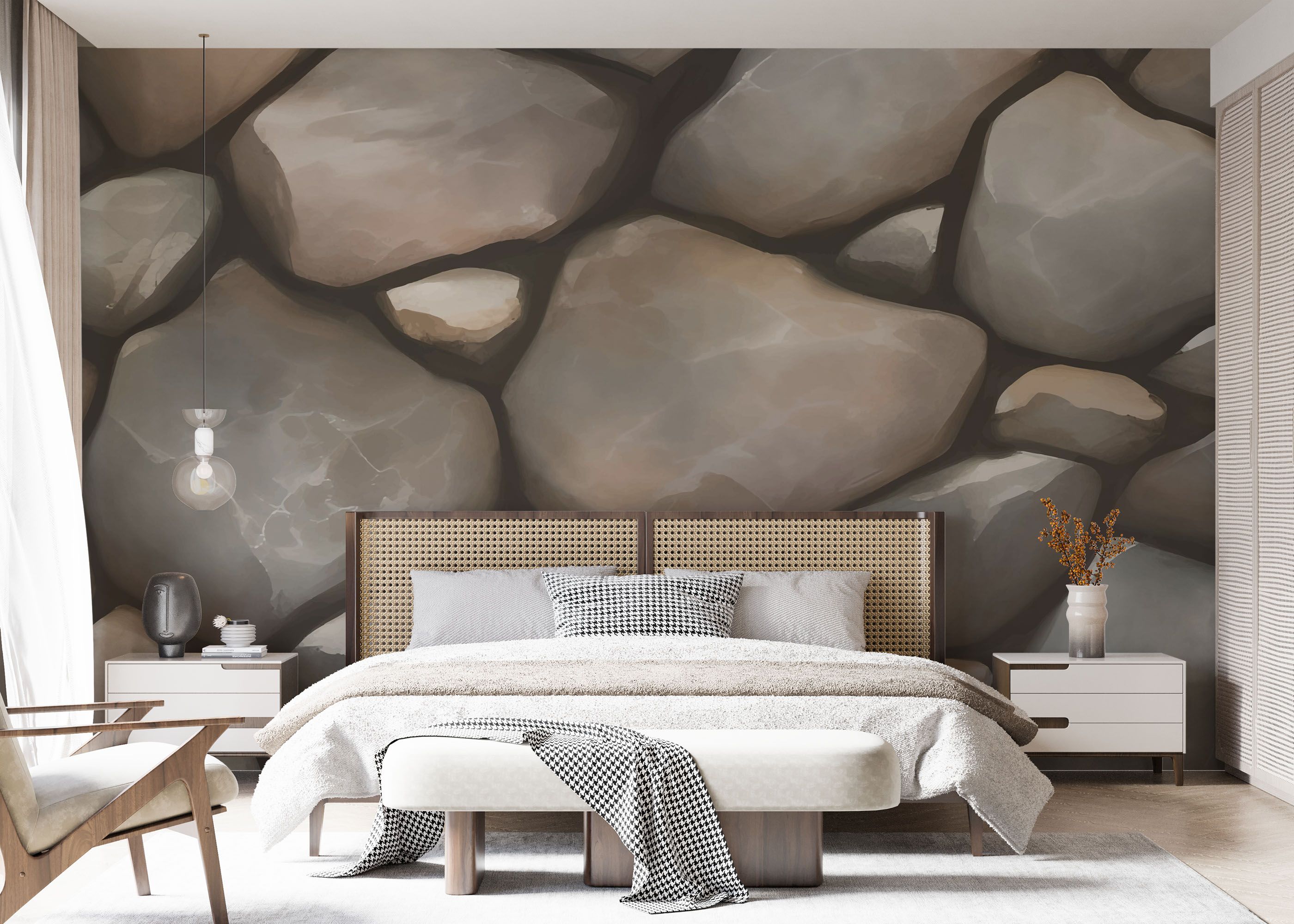 Big Rocks Wall mockup 7