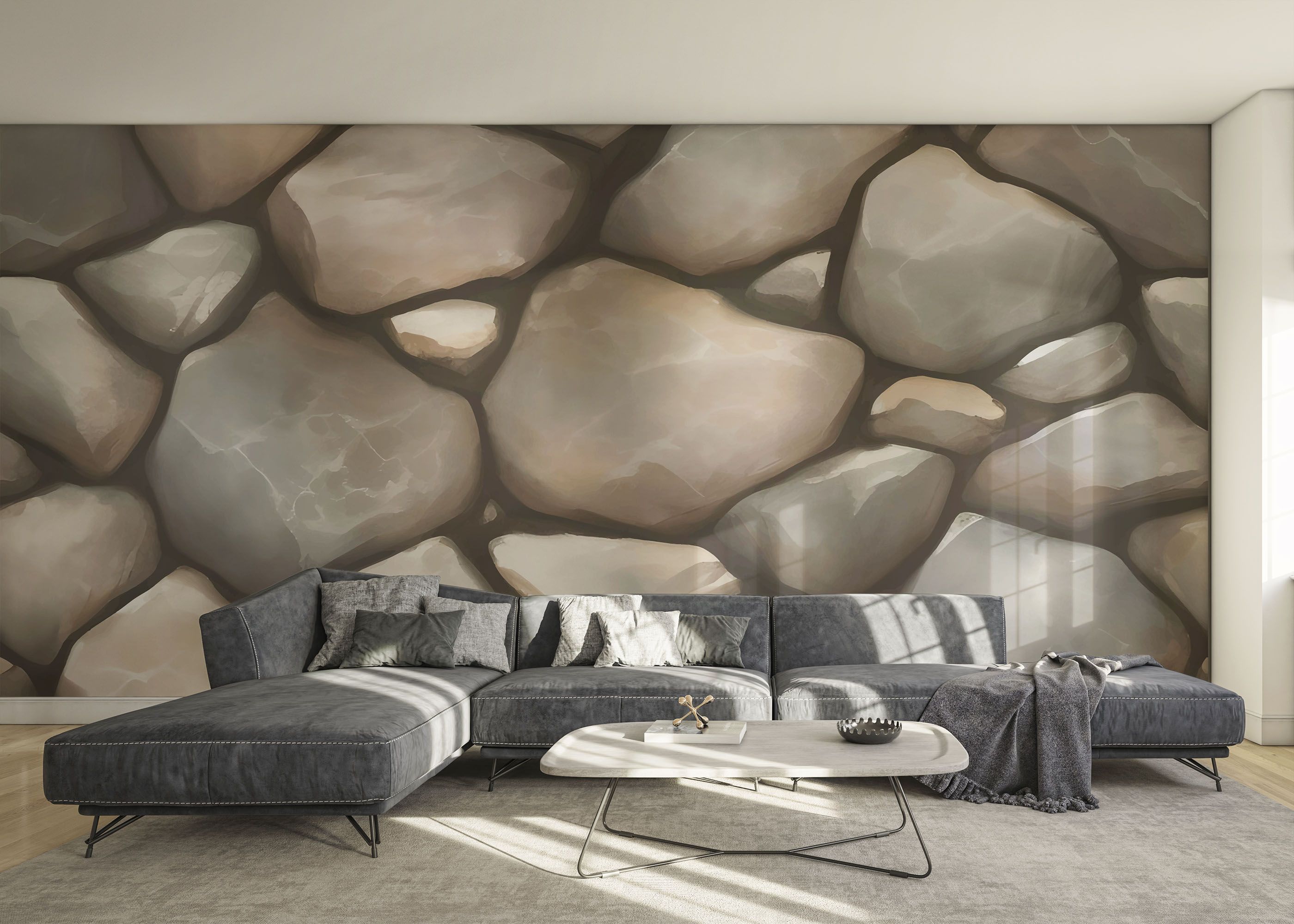 Big Rocks Wall mockup 0