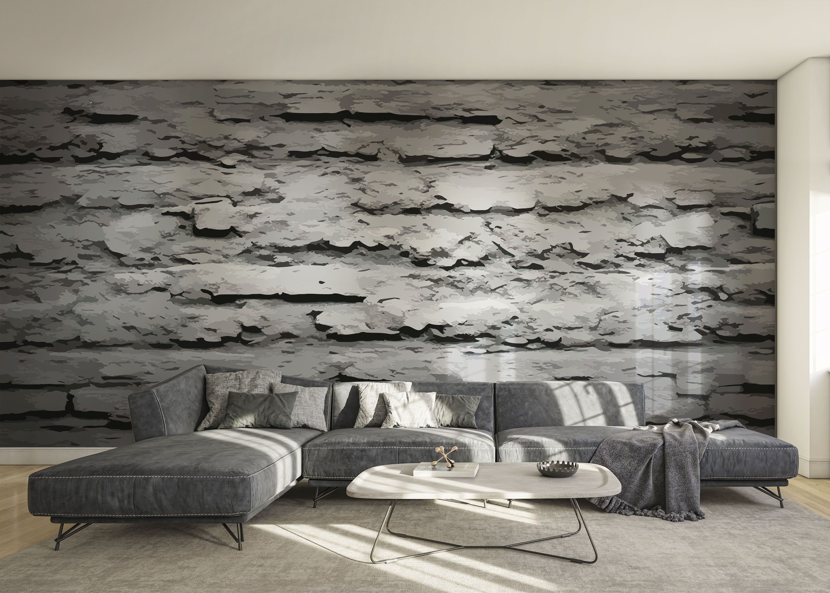 Grey Paint Stone mockup 0