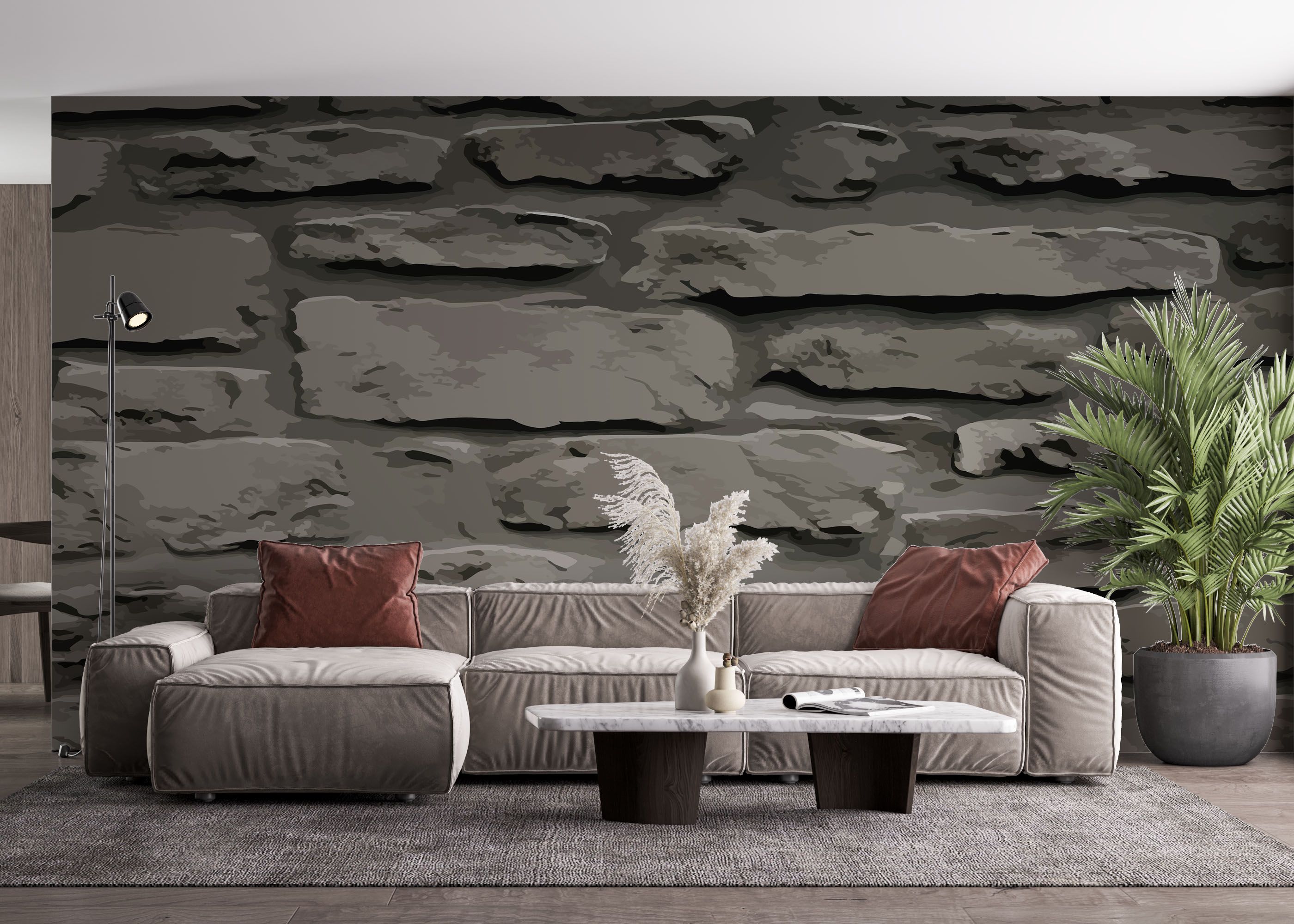 Dark Cream Rocks mockup 4